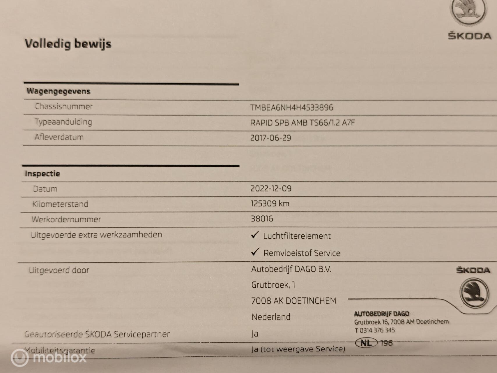 Foto van Skoda Rapid