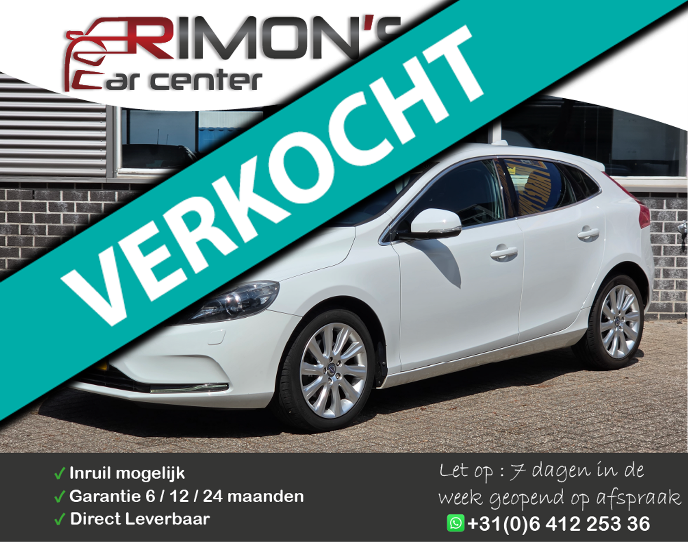 Volvo V40 1.6 T3 Momentum Camera Navi Apk Tm 11-2027 2013 - voorkant
