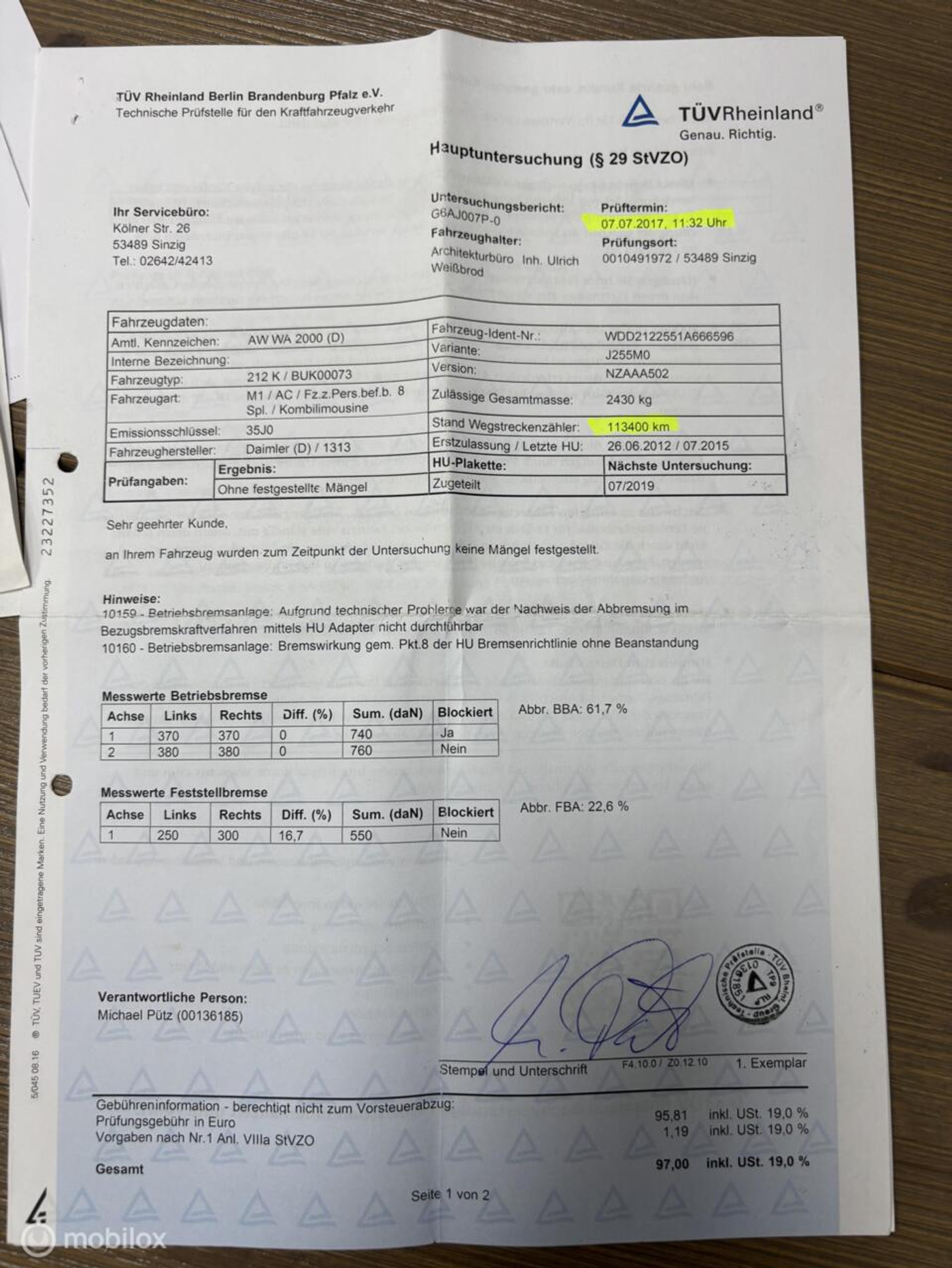 Foto van Mercedes-Benz E 300
