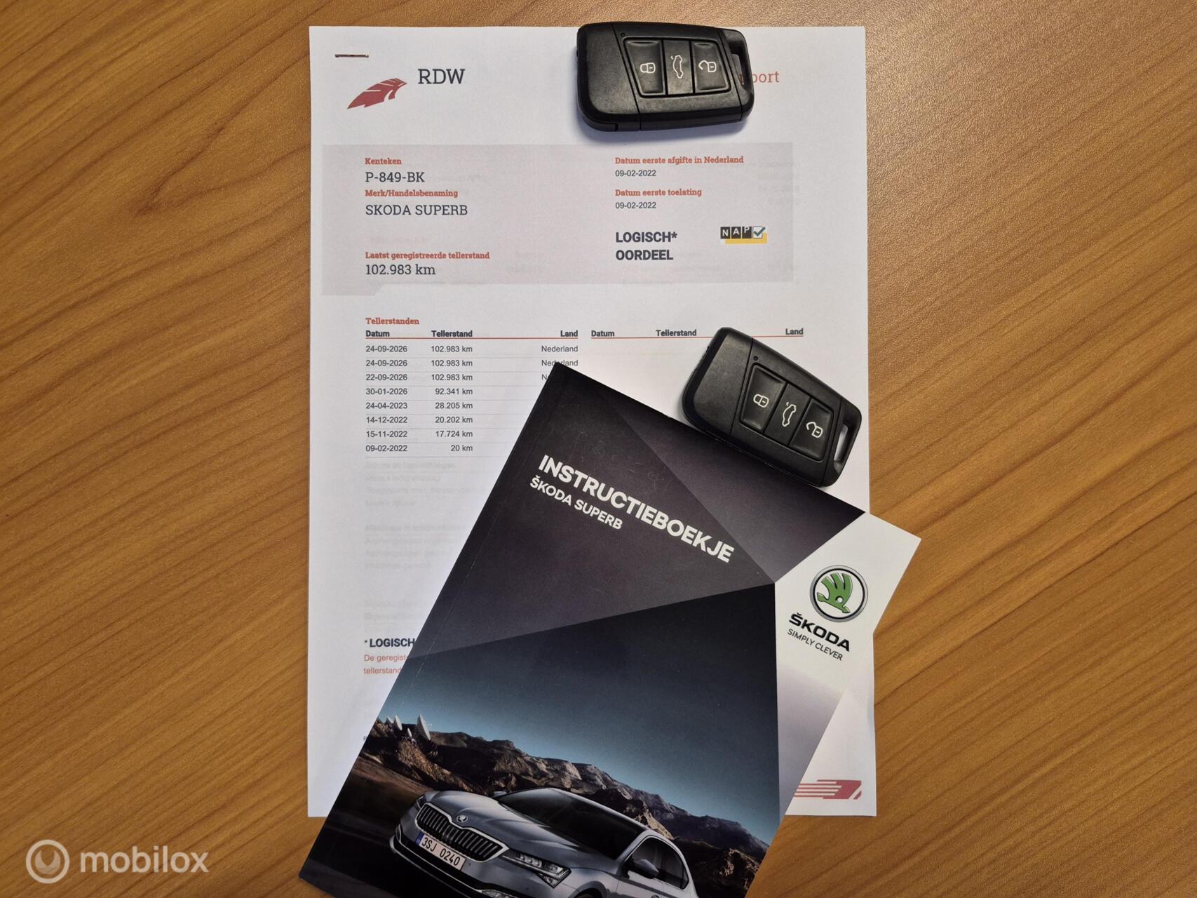 Foto van Skoda Superb