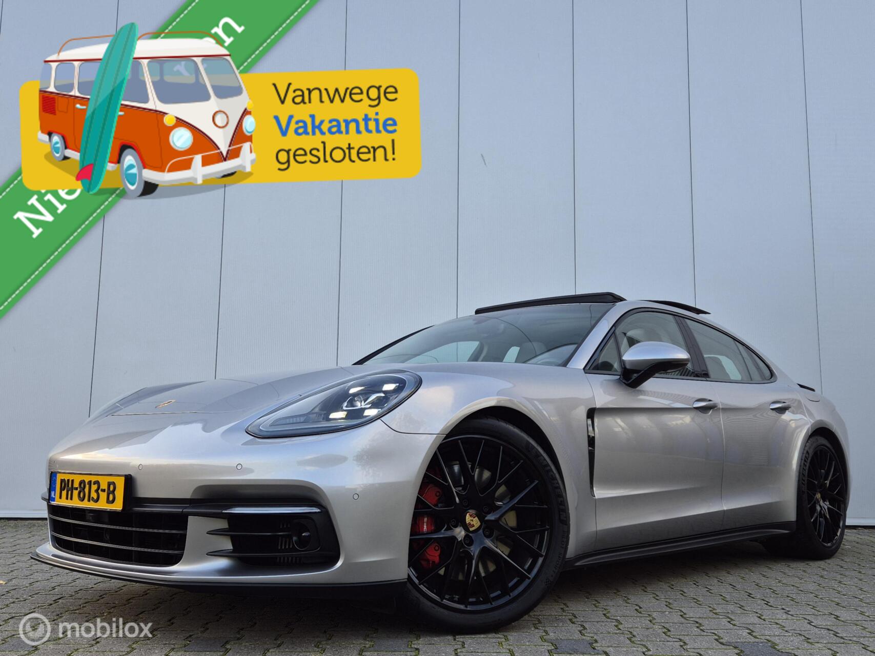 Porsche Panamera 2.9 4 E-HYBRID/BURMESTER/360CAM/CHRONO/PANO/LEDER 2017 - voorkant