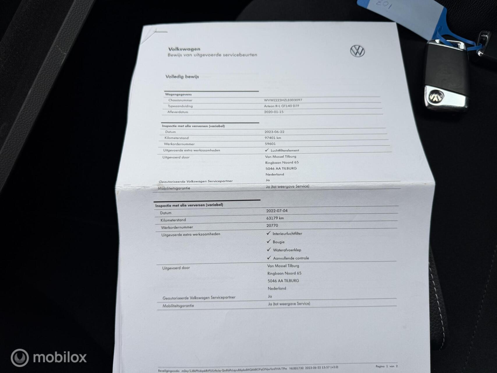 Foto van Volkswagen Arteon