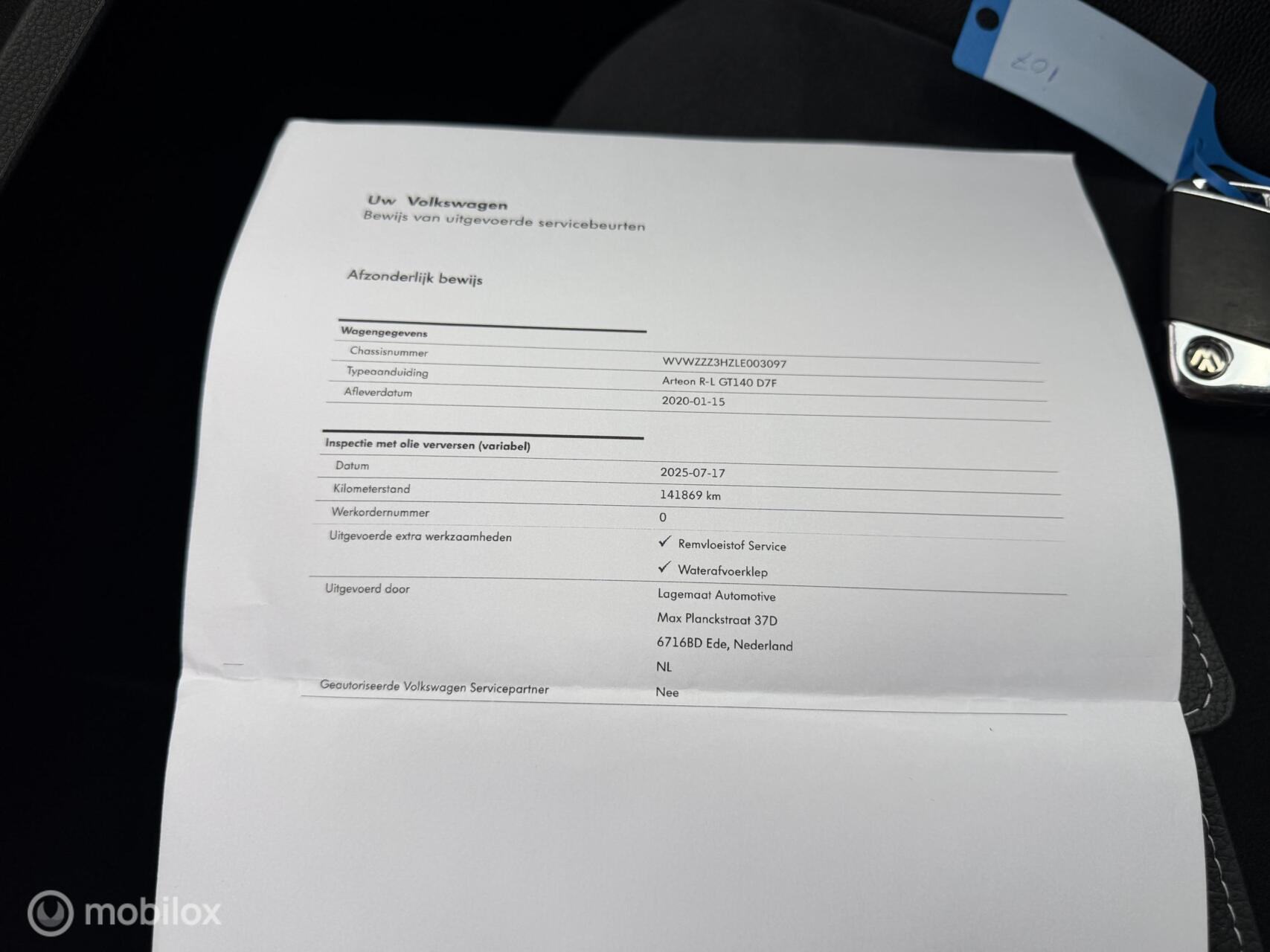 Foto van Volkswagen Arteon