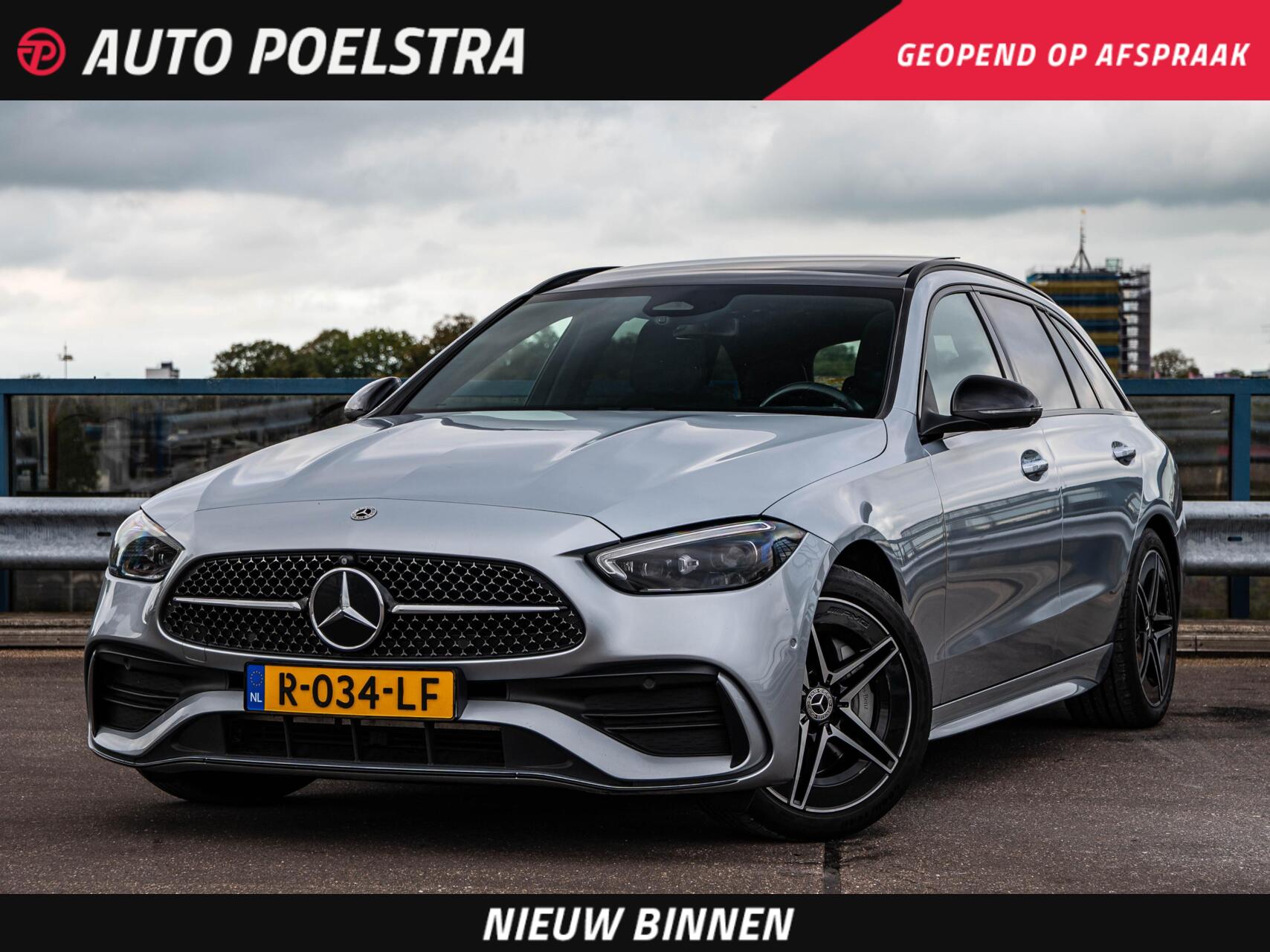 Mercedes-Benz C 200 200 AMG Night Edition | Panoramadak | HUD | 360 Camera | Digital Light | Sfeerverlichting | Keyless | Memory | Trekhaak | Dealeronderhouden 2022 - voorkant