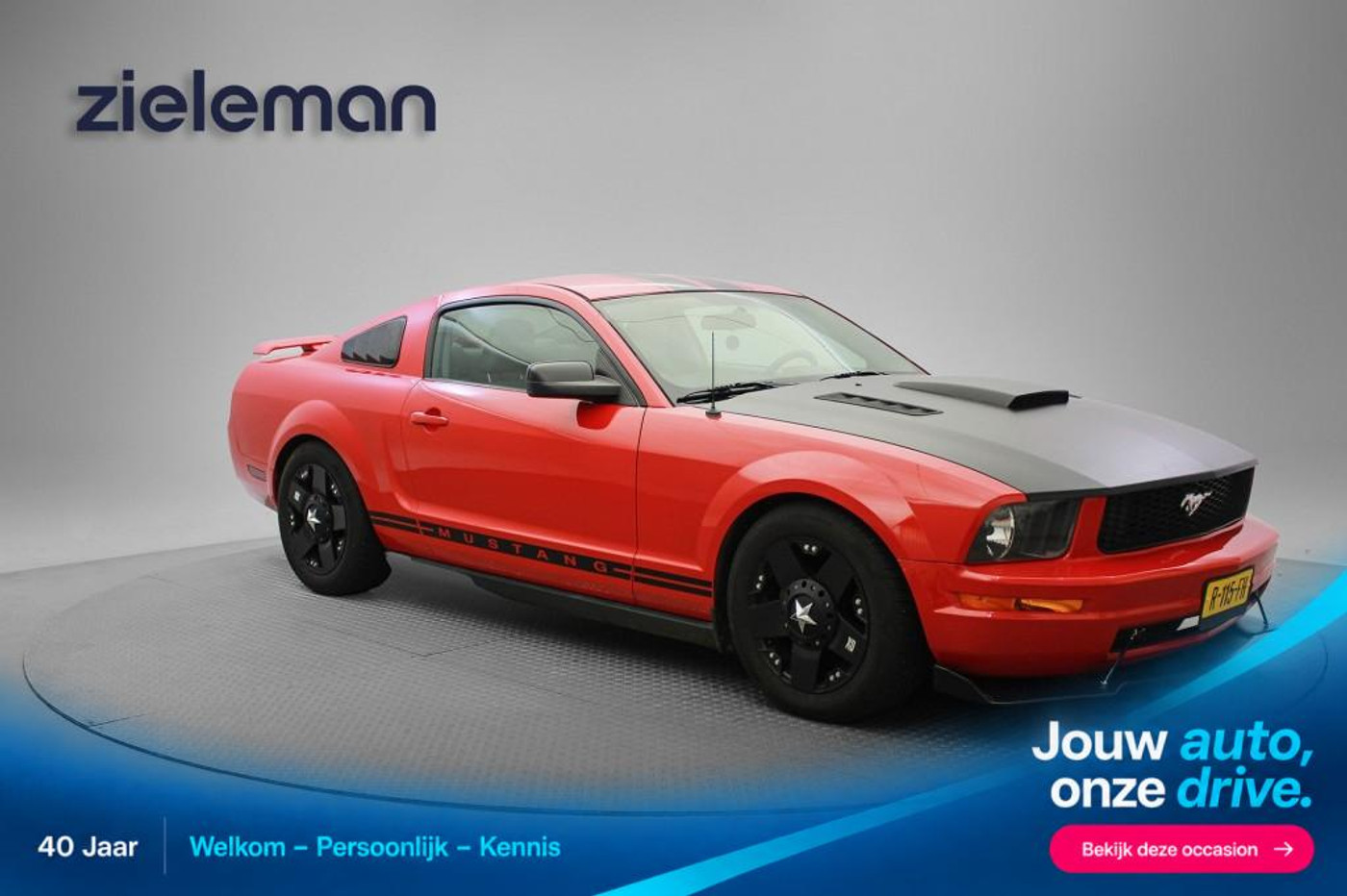 Ford Mustang 4.0 V6 - Airco, Camera, Cruise, Leer 2005 - voorkant