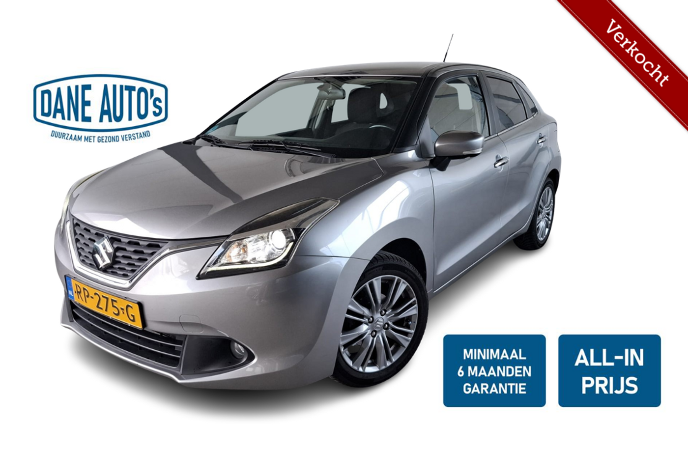 Suzuki Baleno 1.0 Boosterjet High Executive | NAVI | CAMERA - RIJKLAARPRIJS 2018 - voorkant
