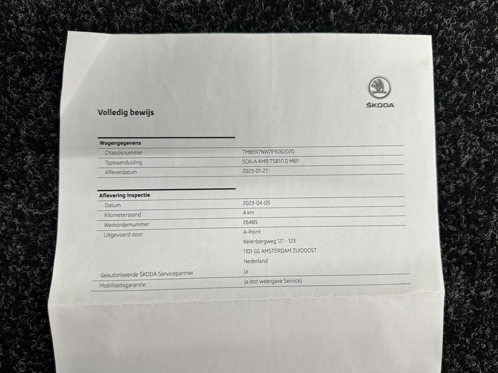 Foto van Skoda Scala
