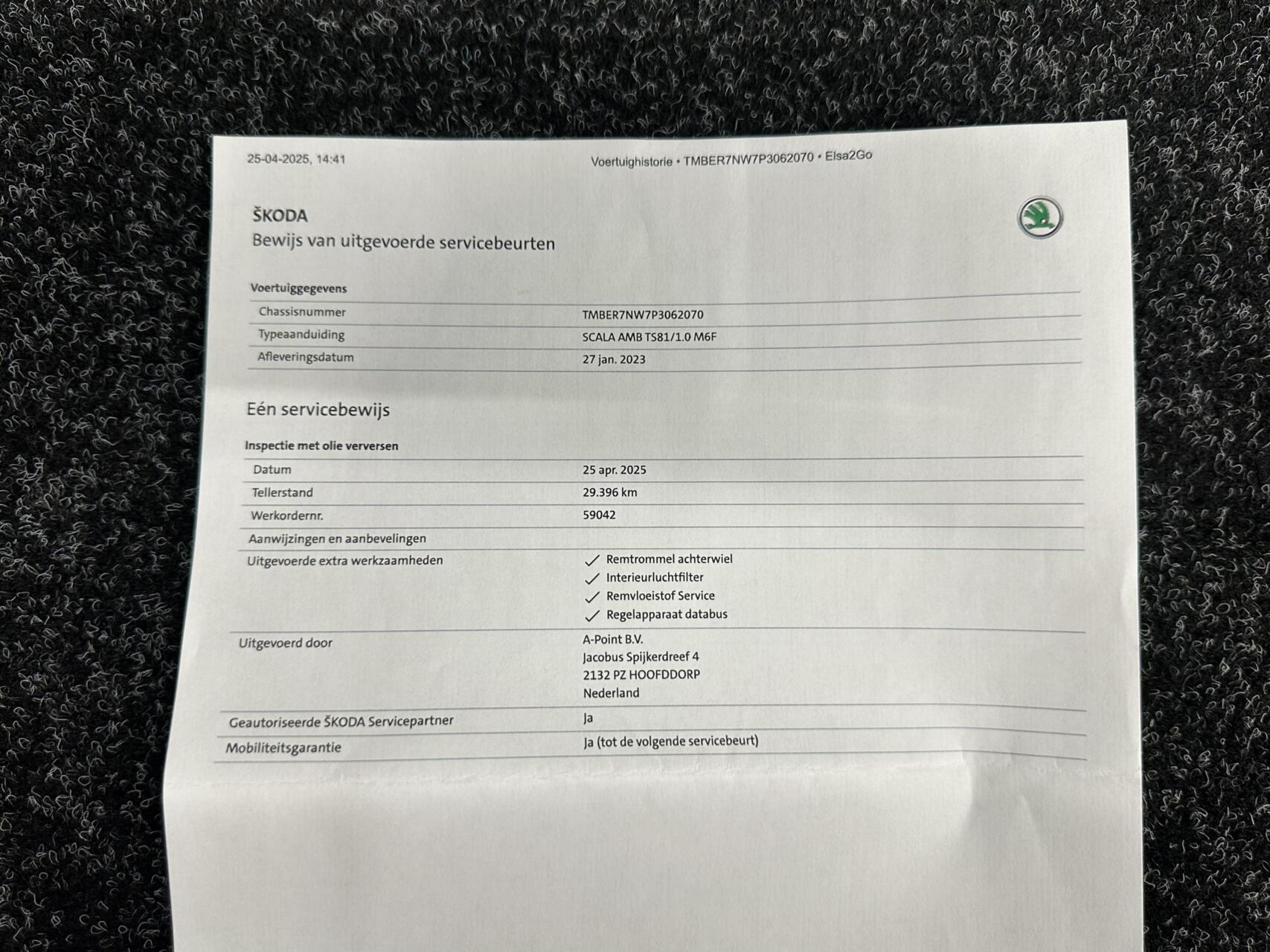 Foto van Skoda Scala
