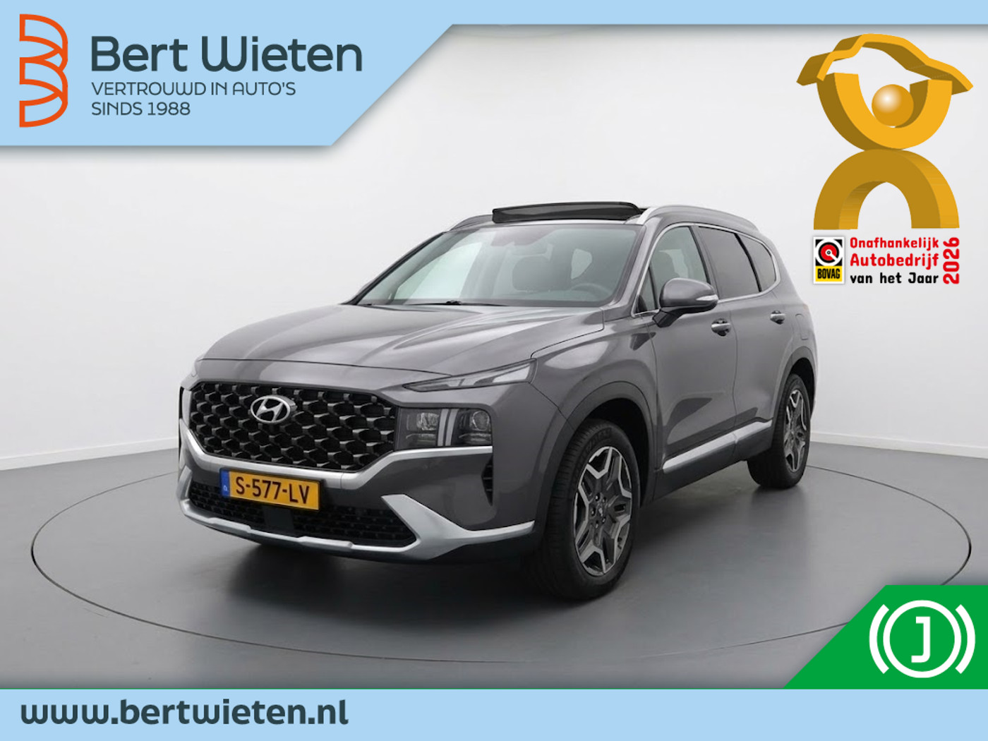 Hyundai Santa Fe 1.6 T-GDI HEV Premium Plus Sky 7p. | Geen import | 7 Persoons | 2023 - voorkant