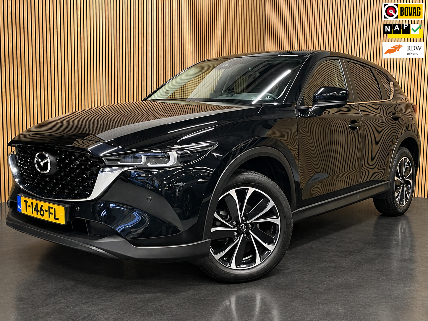 Mazda Cx-5 2.0 e-SkyActiv-G M Hybrid 165 Advantage|AUTOMAAT|TREKHAAK|360 CAMERA|CARPLAY|STOEL+STUURVERW|KEYLESS|NL-AUTO|NAP|IN BTW 2023 - voorkant