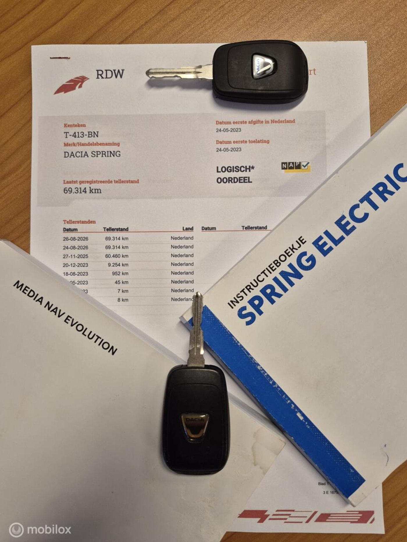 Foto van Dacia Spring