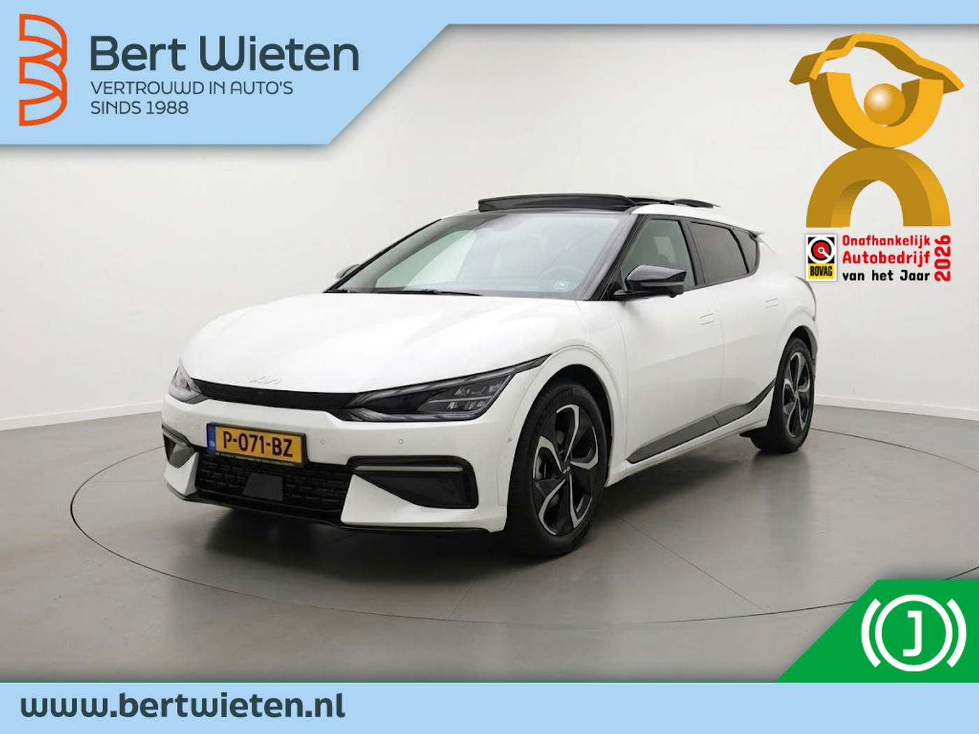 Kia Ev6 GT-Line 77.4 kWh SOH 100% | Trekhaak | Panoramadak 2021 - voorkant