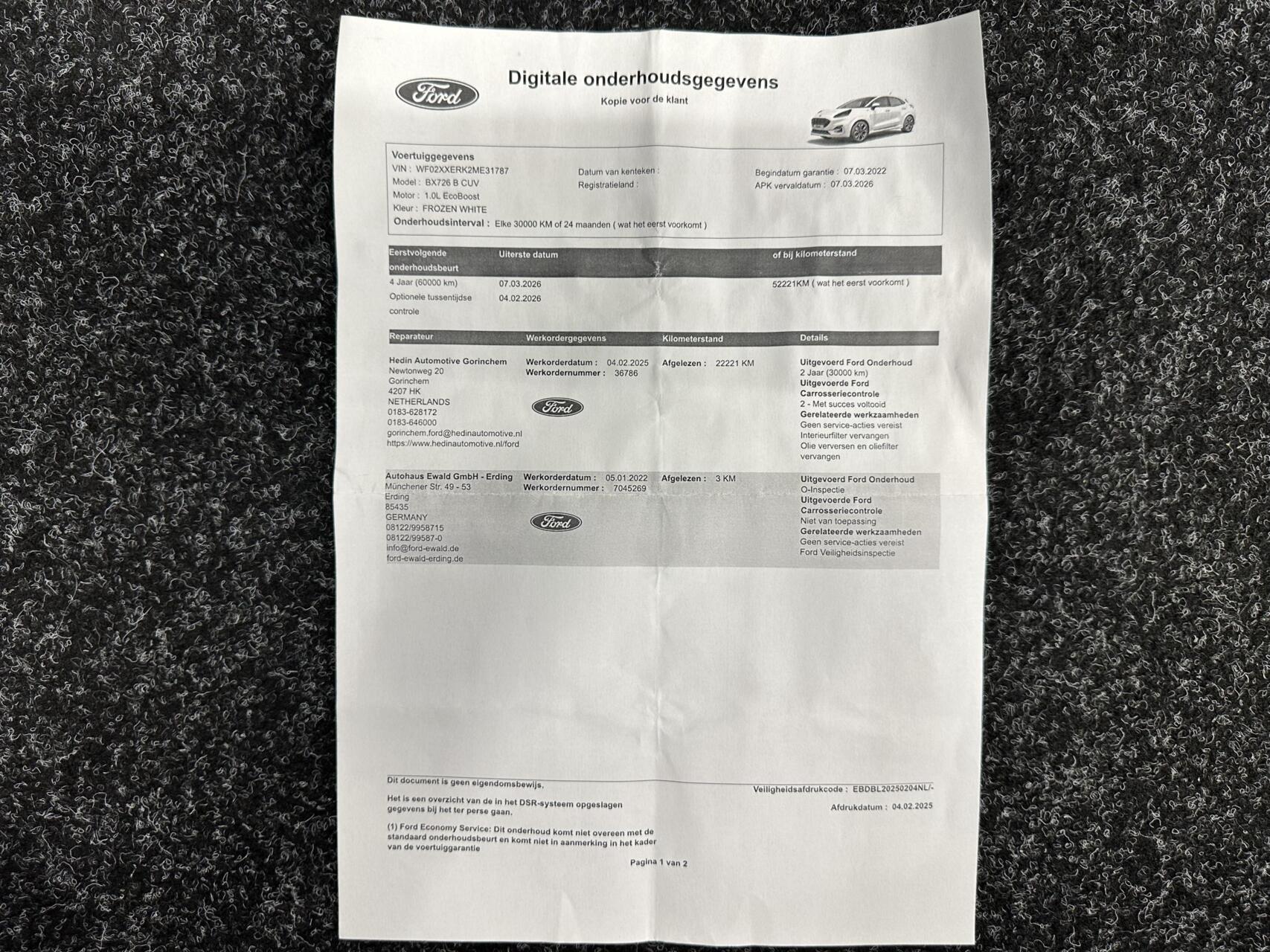 Foto van Ford Puma