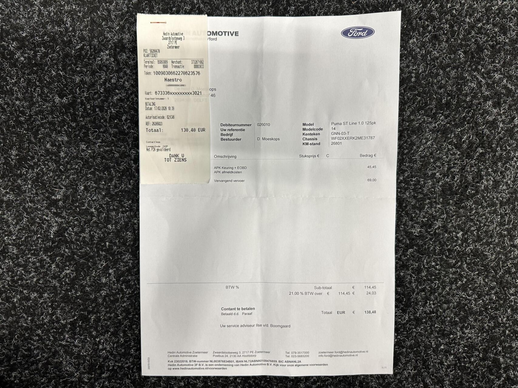 Foto van Ford Puma
