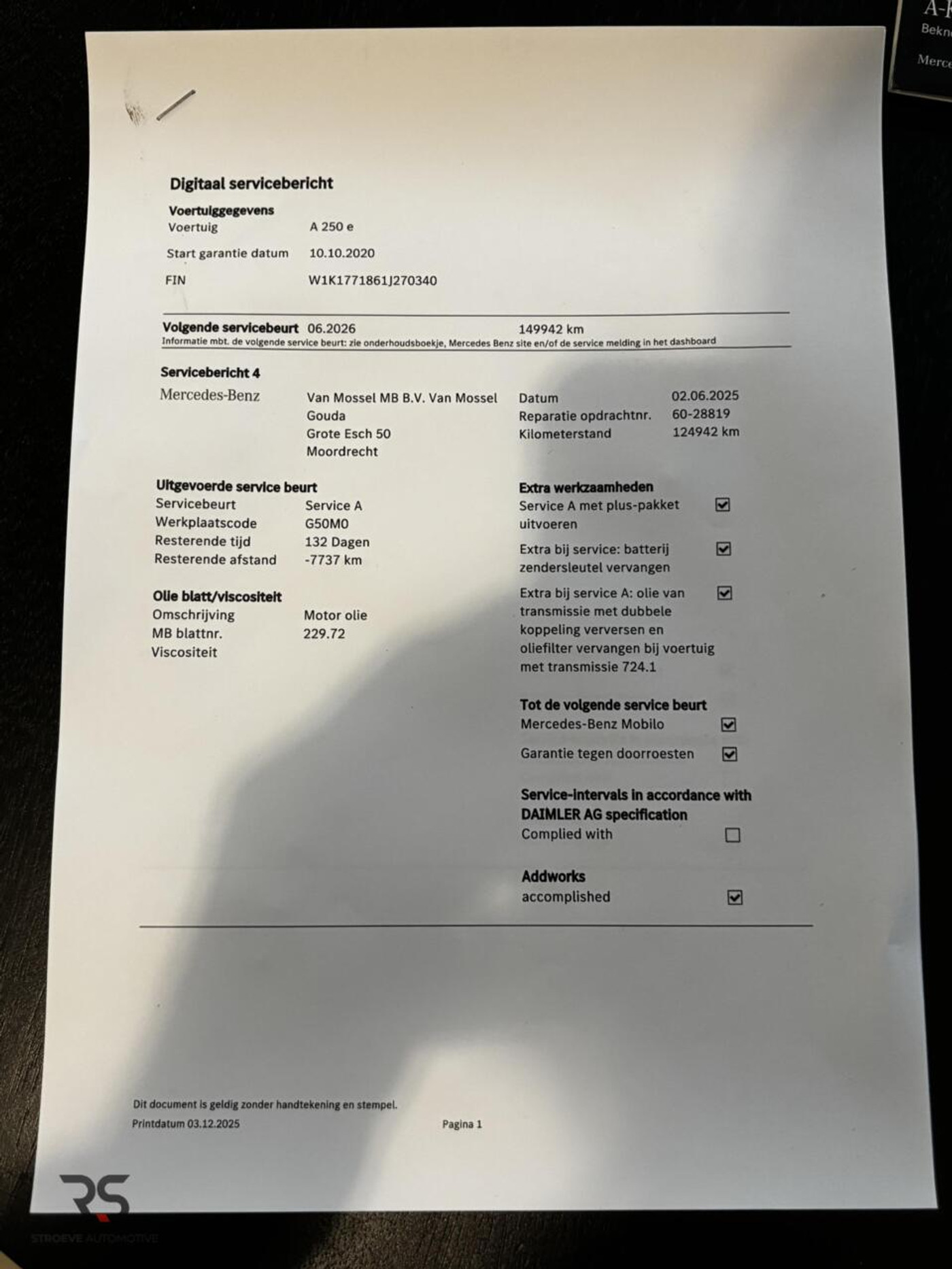 Foto van Mercedes-Benz A-klasse