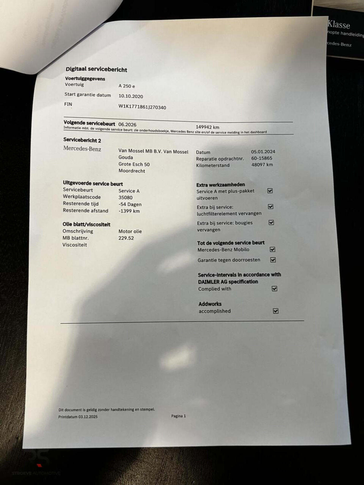 Foto van Mercedes-Benz A-klasse
