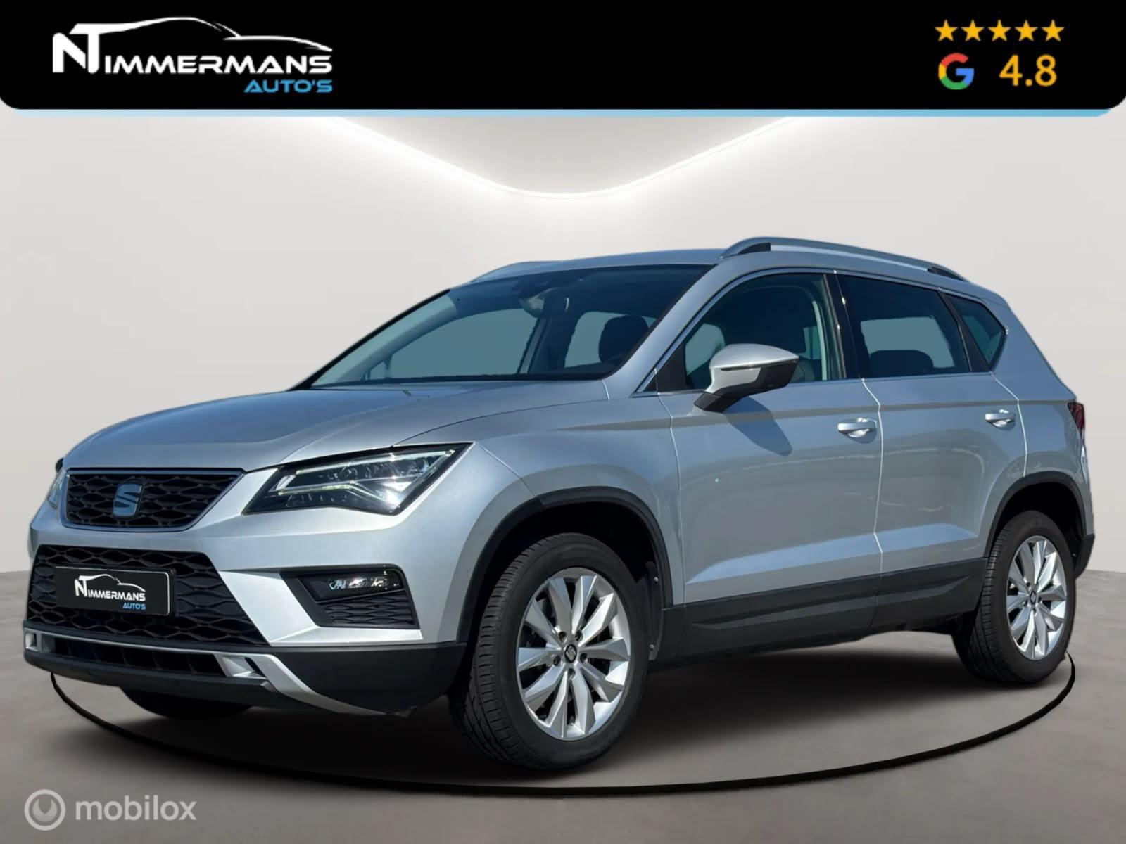 Seat Ateca 1.4 TSI Style Intens|TREKHAAK|APPLE CARPLAY|150PK 2018 - voorkant