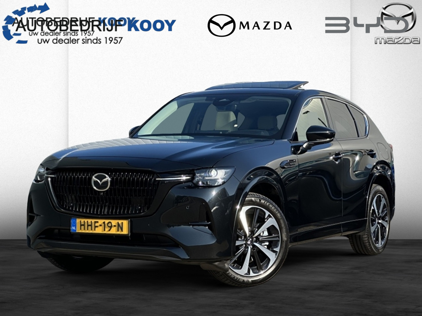 Mazda Cx-60 2.5 PHEV 327pk Takumi Plus / Pano / Wit Leer / 360 camera / Bose 2025 - voorkant