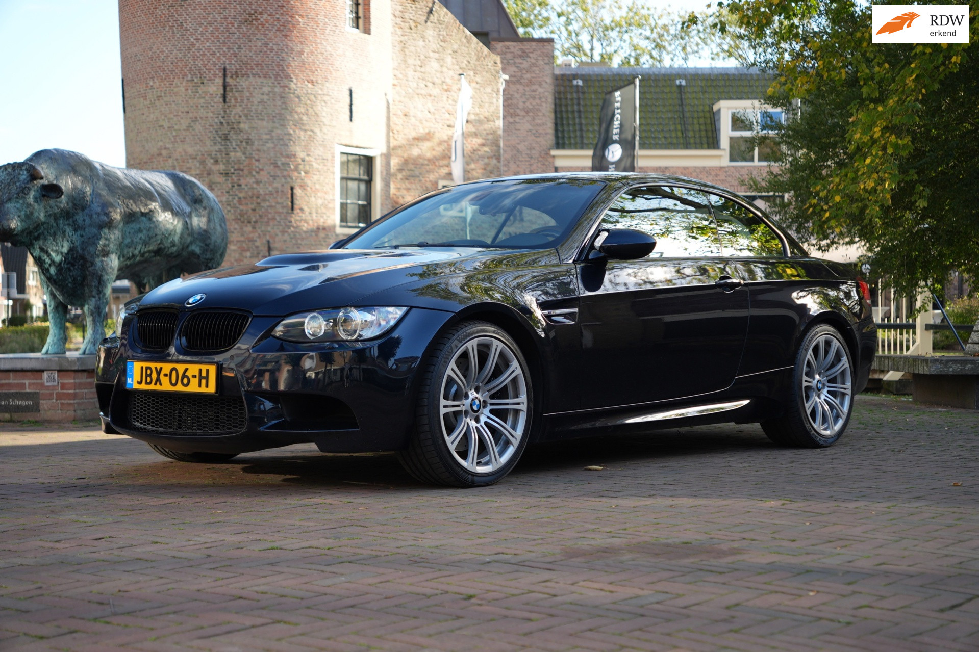 BMW 3-serie Cabrio M3 (E93) DCT Individual Jerez Schwarz M Drivers Package 2008 - voorkant
