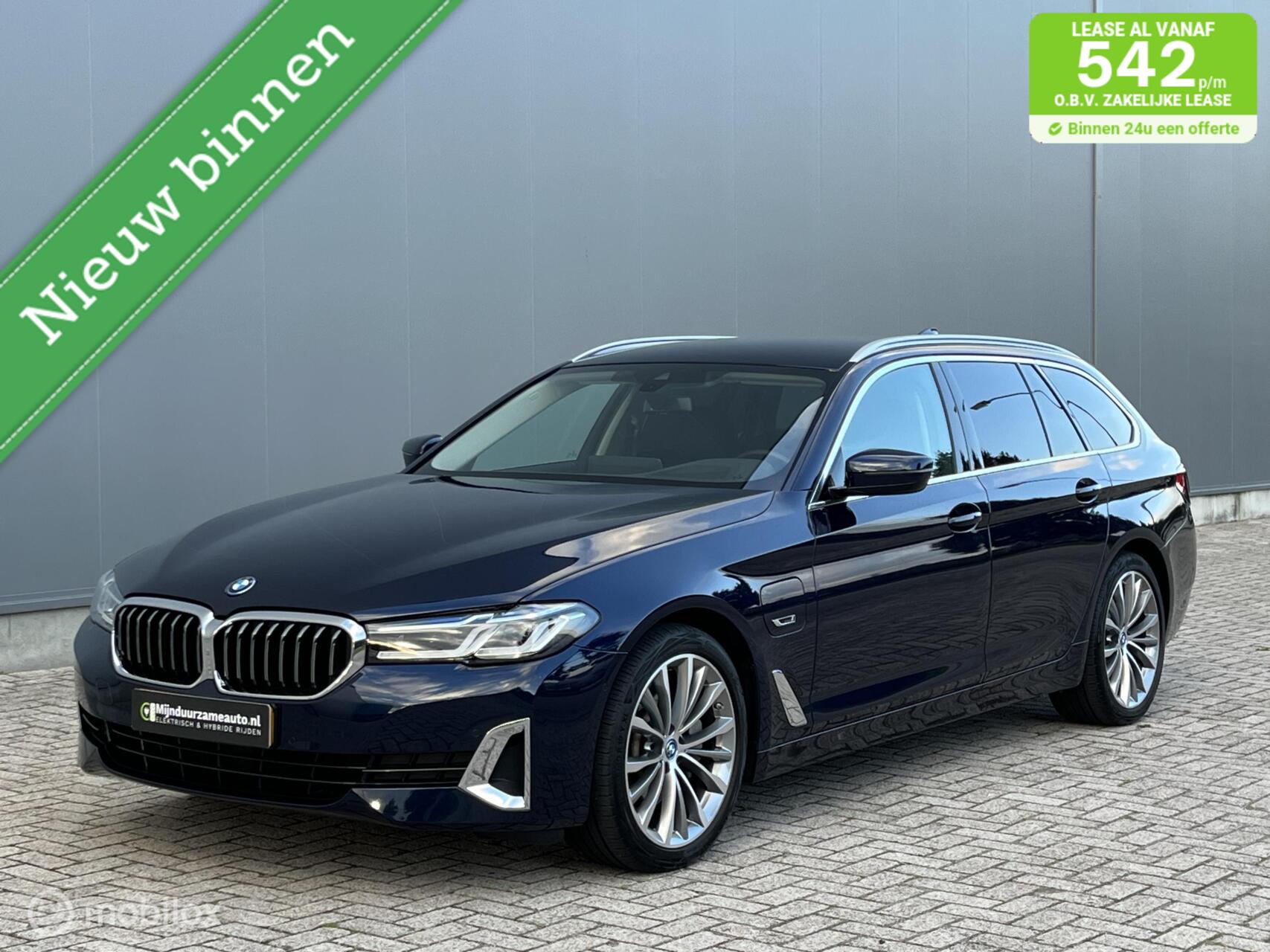 BMW 5-serie Touring 530e Aut. Luxury line, Laser, Dealer,Vol 2022 - voorkant