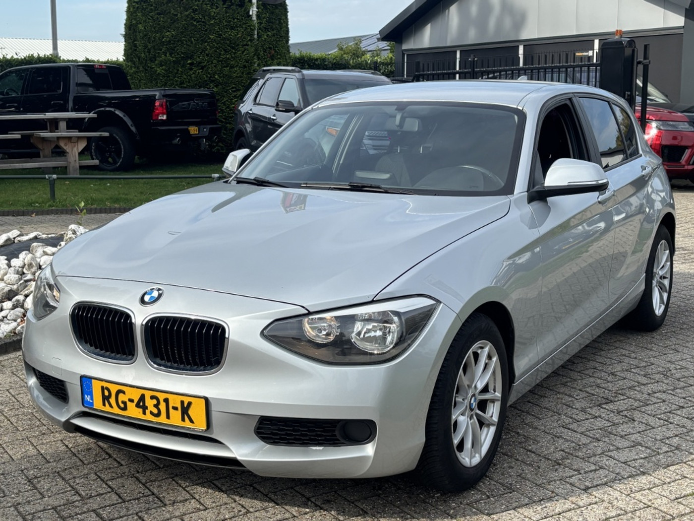 BMW 114i 114I Benzine 5-Deurs Grijs 2014 Navi Sportvelgen 2014 - voorkant