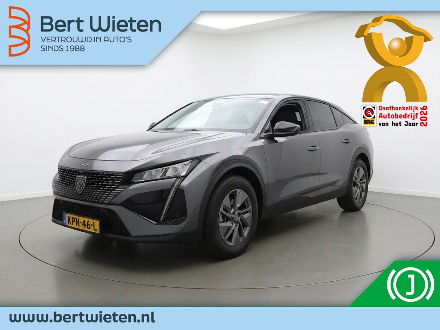 Peugeot 408 1.6 HYbrid Allure | PHEV | Camera | Cruise 2024 - voorkant