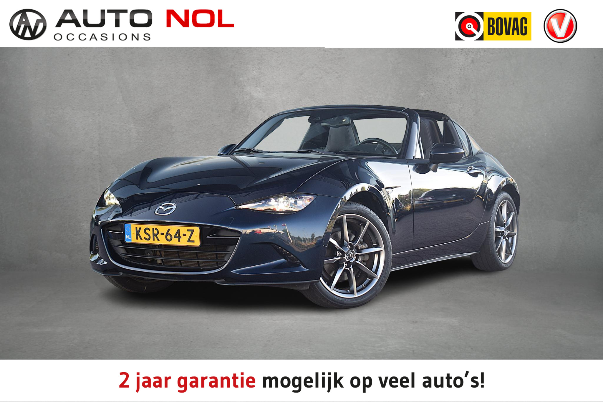 Mazda Mx-5 RF 2.0 SkyActiv-G 184 Exclusive-Line 2023 - voorkant