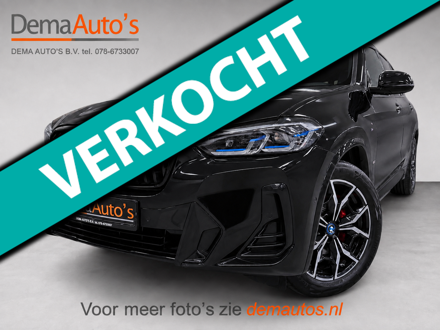BMW X3 XDrive30e M-SPORT PANO/LEDER/H-UP/360CAM/M-STOELEN/SFEERVERL/CARPLAY/// 2023 - voorkant