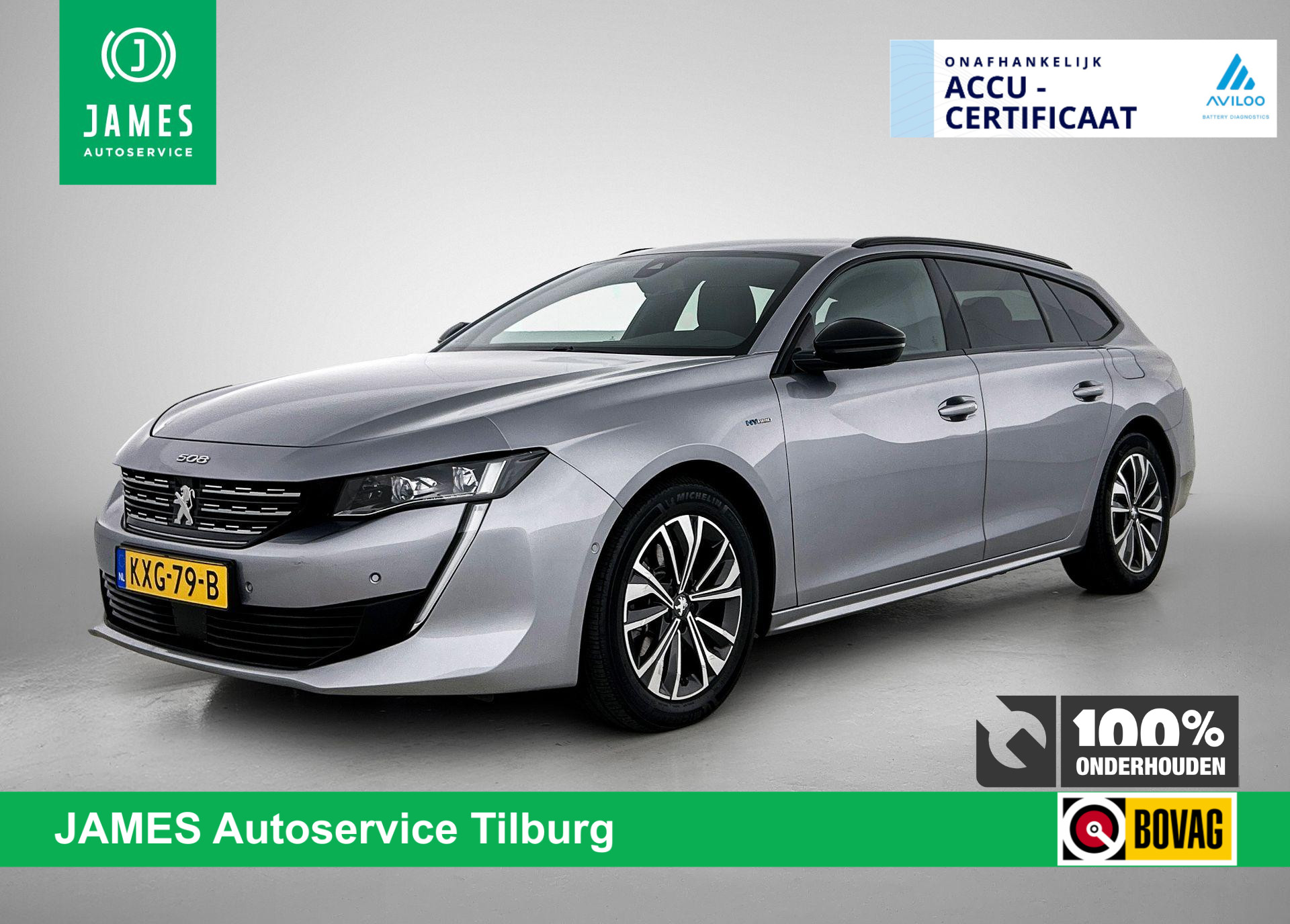 Peugeot 508 SW 1.6 HYbrid 225 Allure 2023 - voorkant