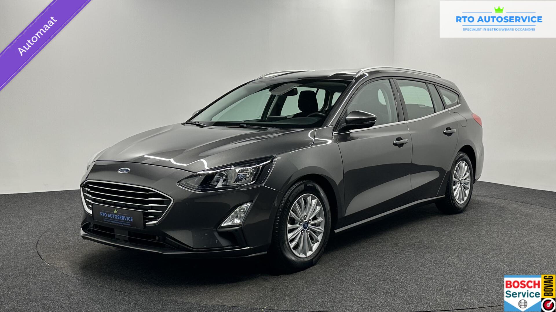 Ford Focus Wagon 1.5 EcoBlue Business NAVI CARPLAY CRUISE ECC STOEL/STUUR VERWARMING. 2020 - voorkant