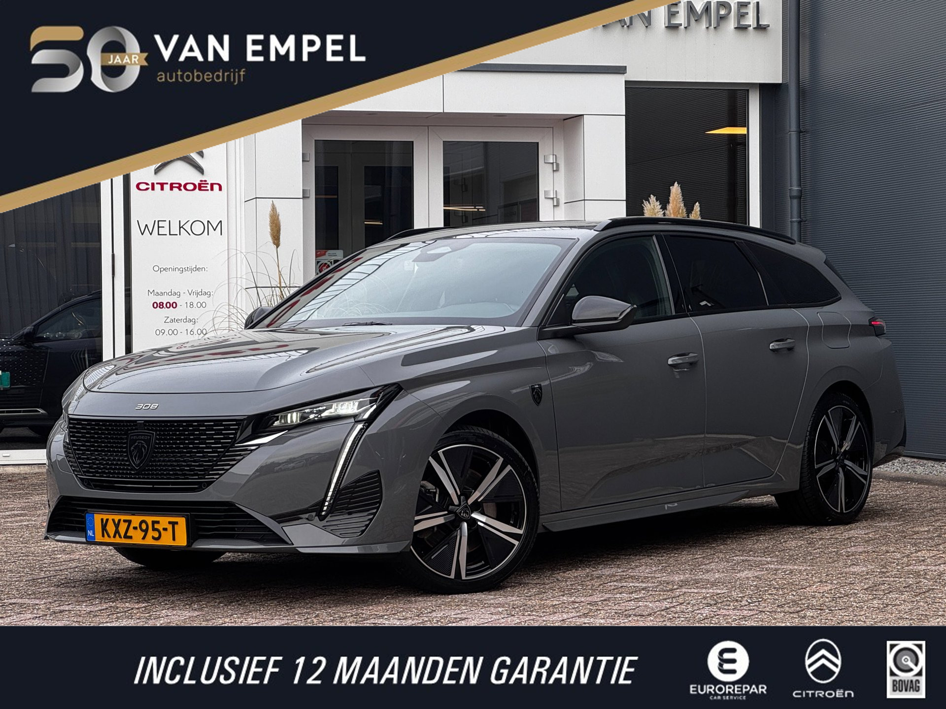 Peugeot 308 SW 1.6 Plug-in Hybrid 180 GT | Alcantara + Memory | Winter Pack | Camera | Adaptive Cruise 2025 - voorkant