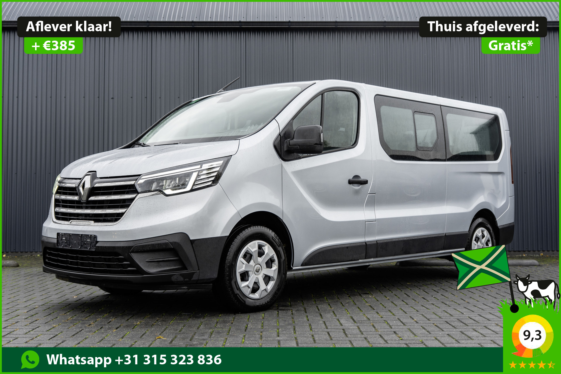 Renault Trafic **dCi 150PK | L2H1 | 9-Zits | ex BTW/BPM | LED | Navigatie | Cruise | Airco | PDC | Euro 6** 2024 - voorkant