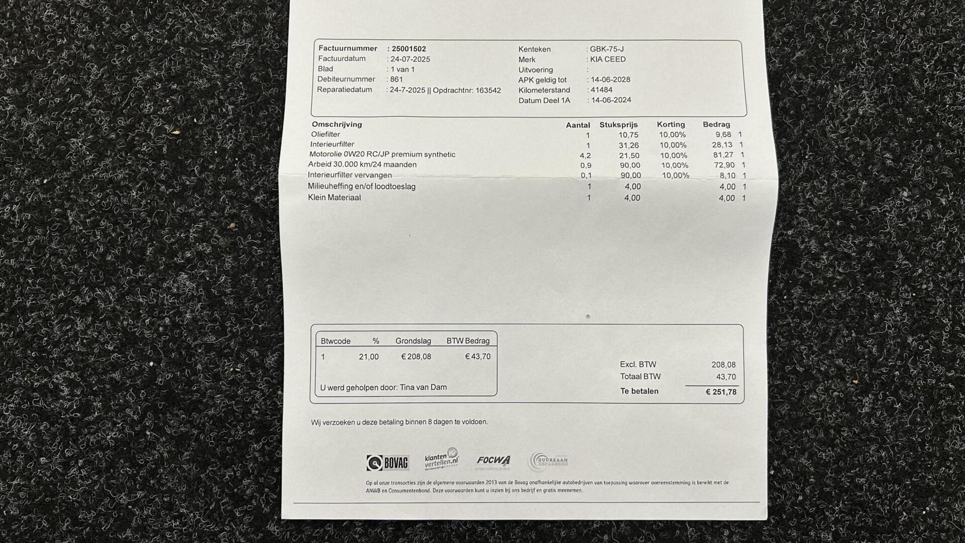 Foto van Kia Ceed