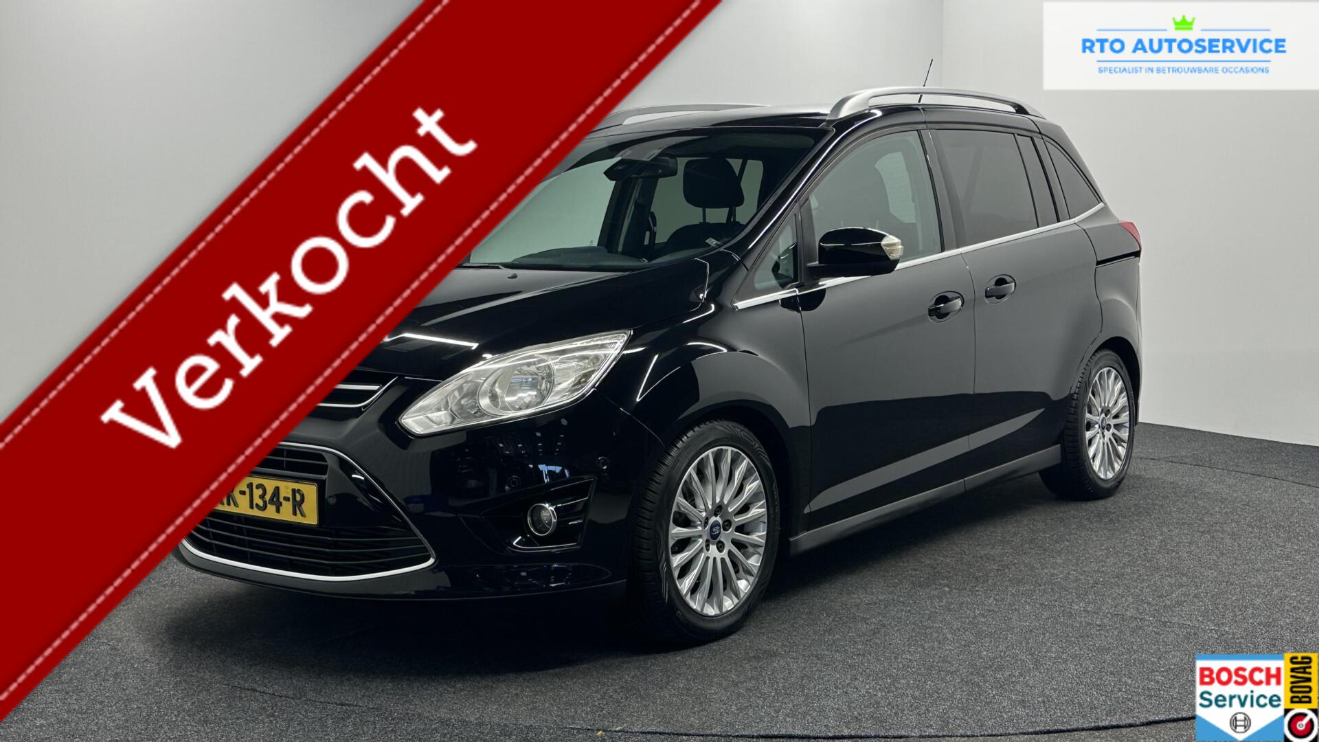 Ford Grand C-max 1.6 SCTi Titanium 7p. TREKHAAK ECC CRUISE LM NAVI. 2011 - voorkant