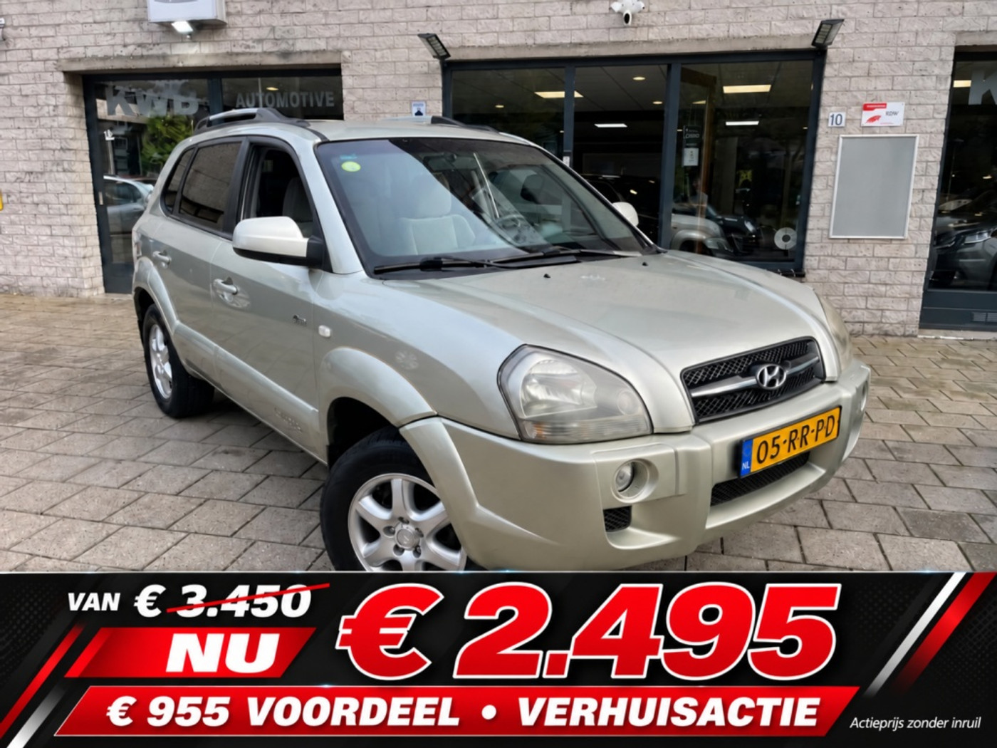 Hyundai Tucson 2.0i 4WD Style Airco Trekhaak 2005 - voorkant
