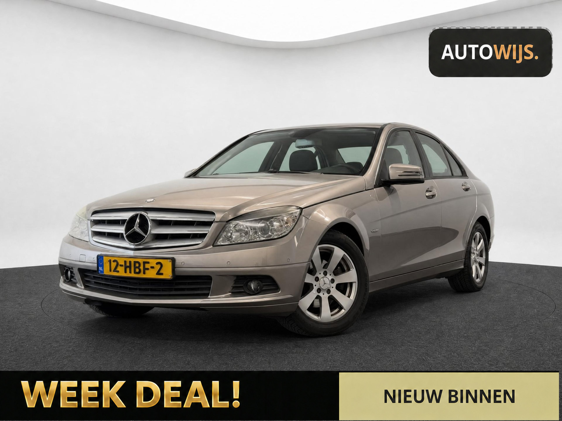 Mercedes-Benz C 180 Kompressor 180 K BlueEFFICIENCY Business Class|CLIMA|NL AUTO|STOELVERW|APK 3-2027 2008 - voorkant