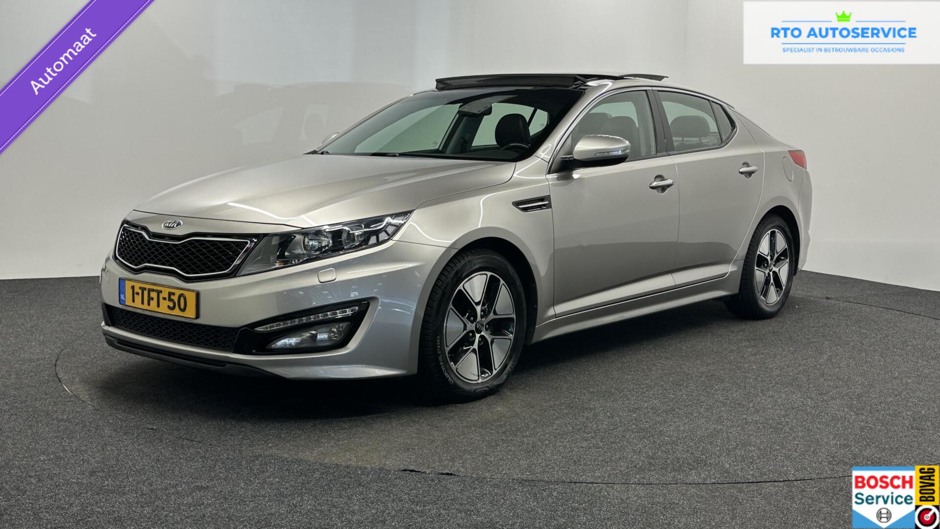 Kia Optima 2.0 CVVT Hybrid Super Pack PANO AUTOMAAT STOELVERW. 2014 - voorkant