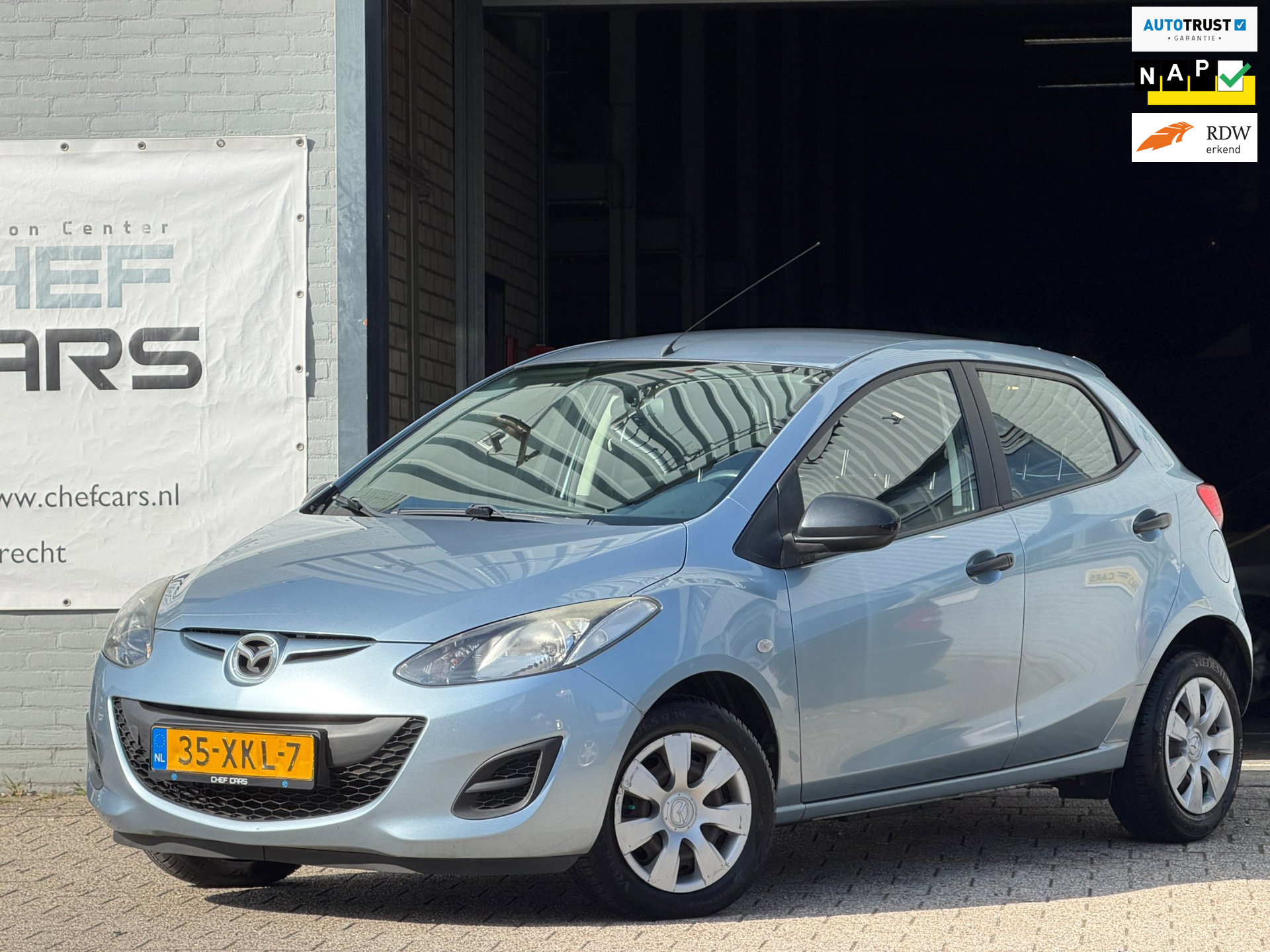Mazda Mazda 2 1.3|NAP|AIRCO|5DRS|1EIGENAAR|LAGEKM|GARANTIEMOGELIJK! 2012 - voorkant