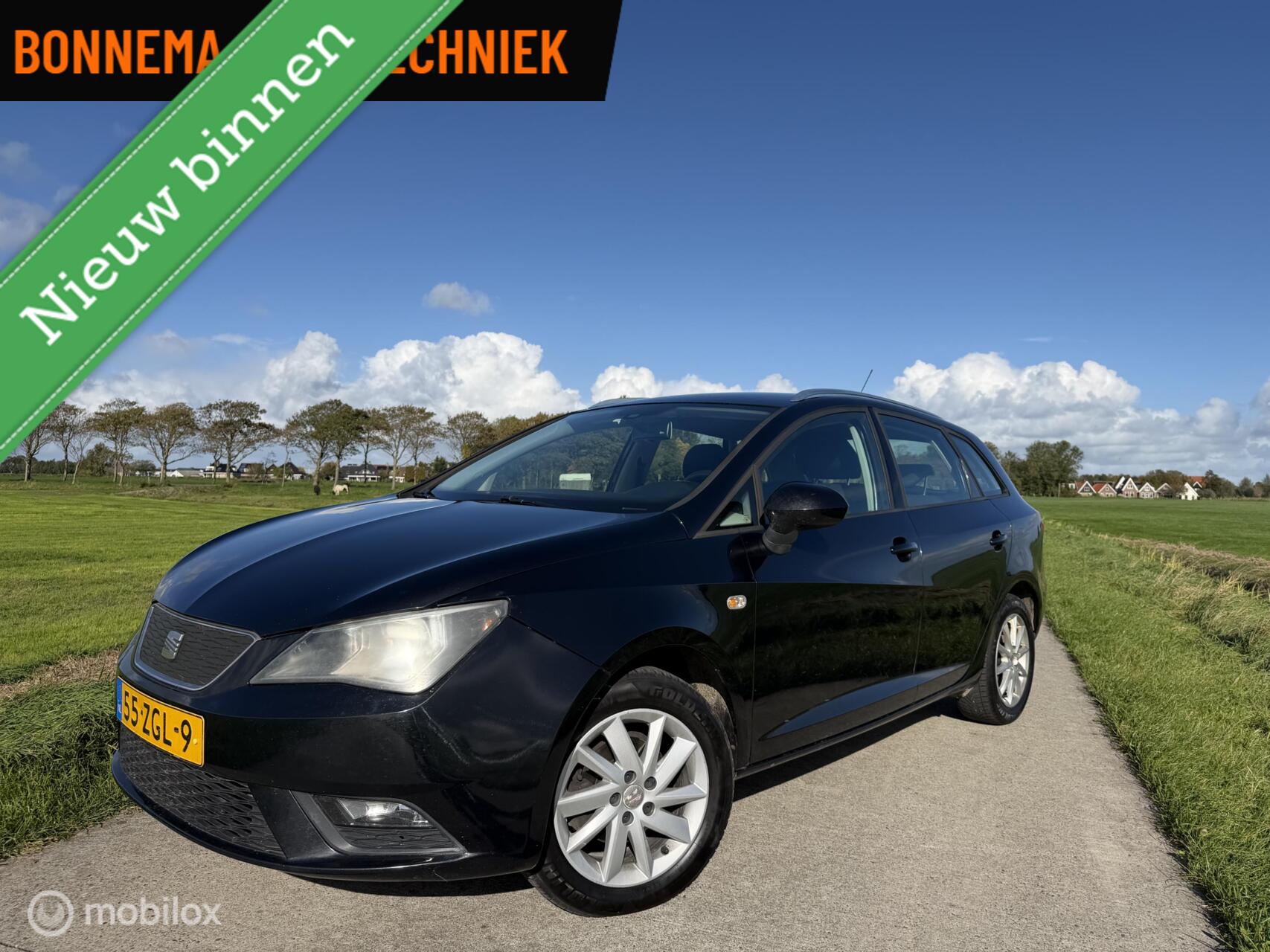 Seat Ibiza ST 1.2 TDI Businessline Airco Cruise Trekhaak 2012 - voorkant