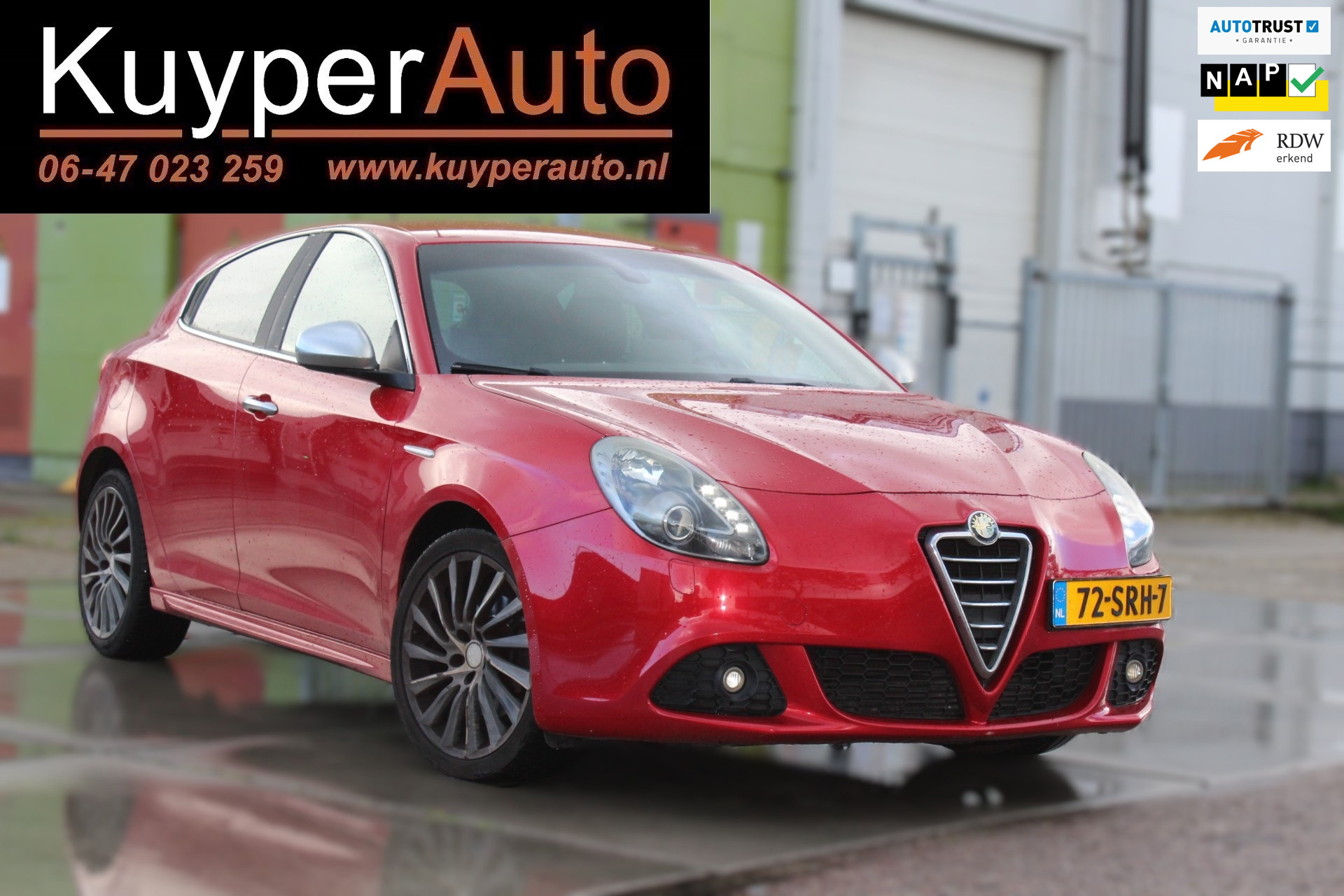 Alfa Romeo Alfa Giulietta 1.4 T Distinctive nette automaat leder nap vol opties 2011 - voorkant