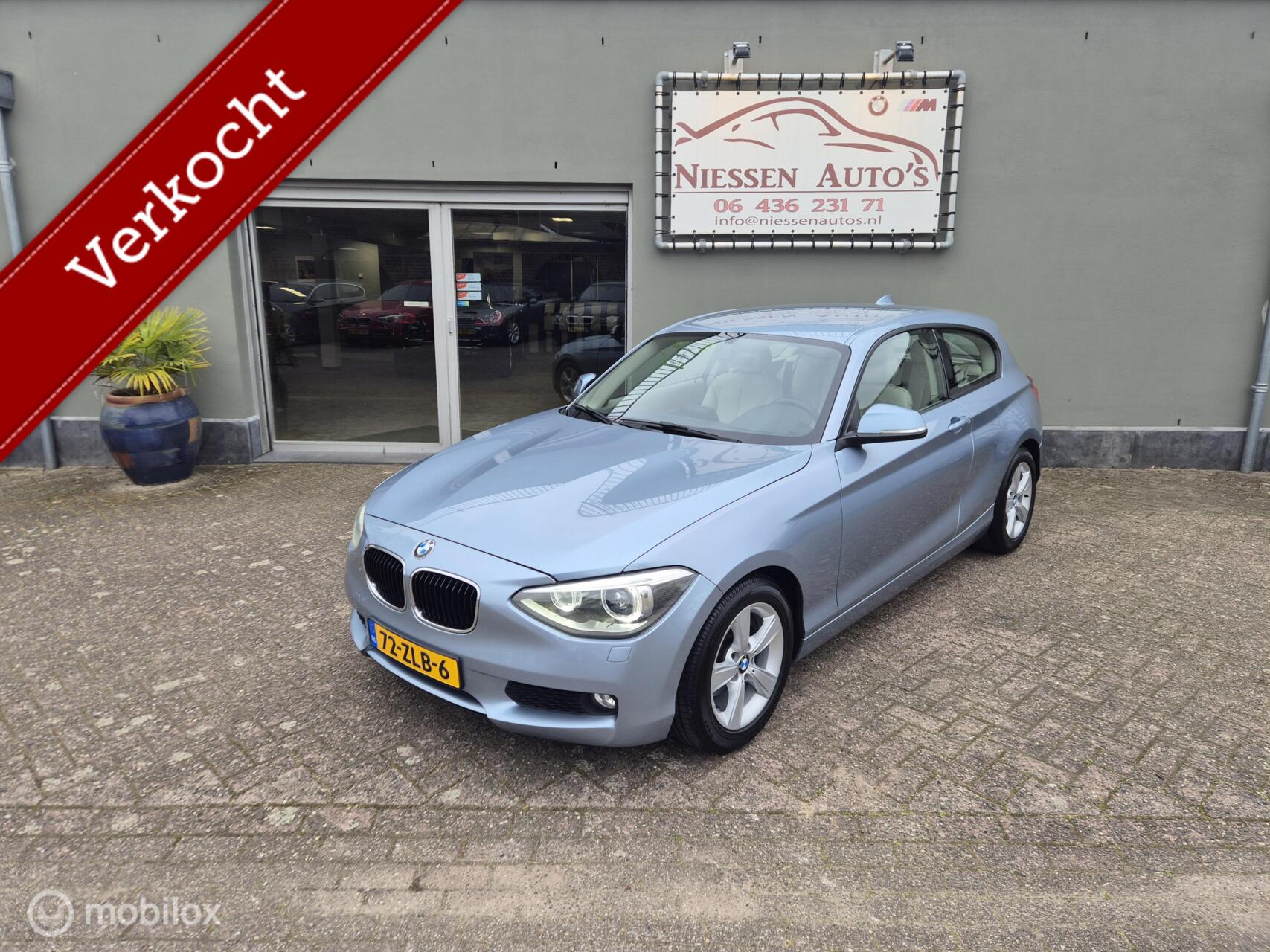 BMW 1-serie F21 114i Business+ Navi/Leder/Ketting Vervangen 2013 - voorkant