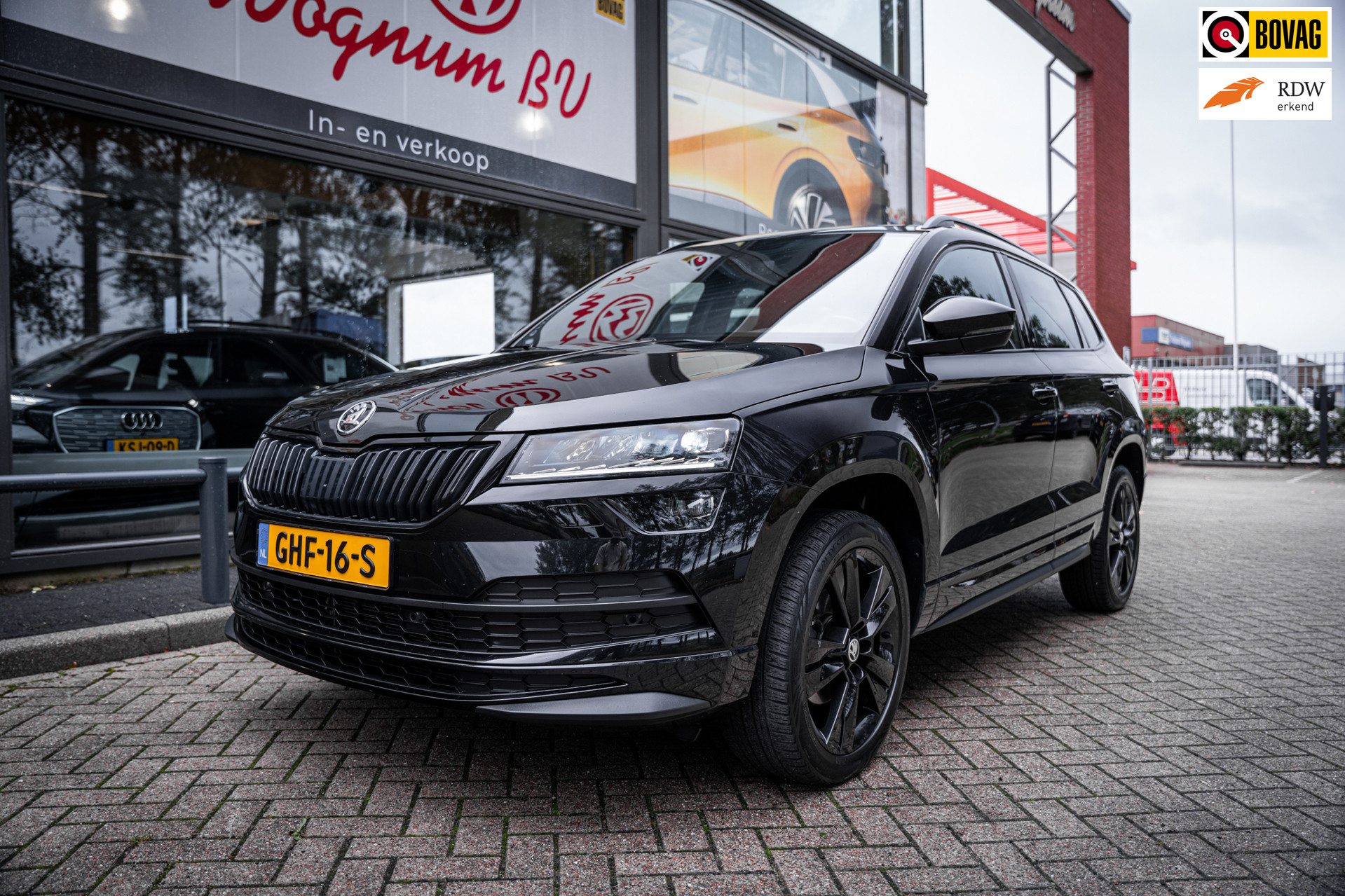 Skoda Karoq 1.5 TSI ACT Sportline Business | Autom. | Navi | PDC | Cruise | LED 2021 - voorkant
