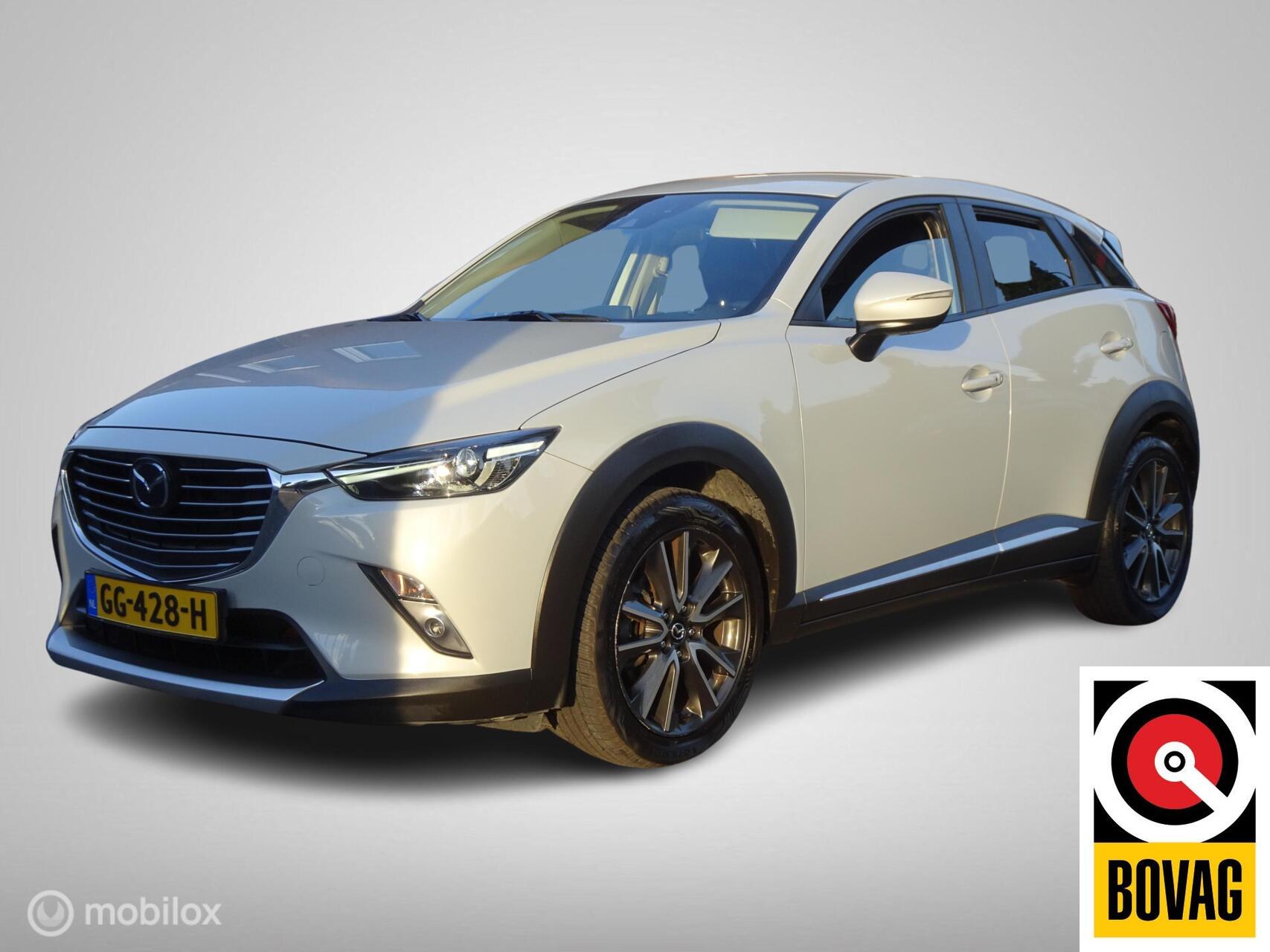 Mazda Mazda Cx-3 2.0 SkyActiv-G 120 GT-M Cruise Adaptief, Headup, dodehoek... 2015 - voorkant