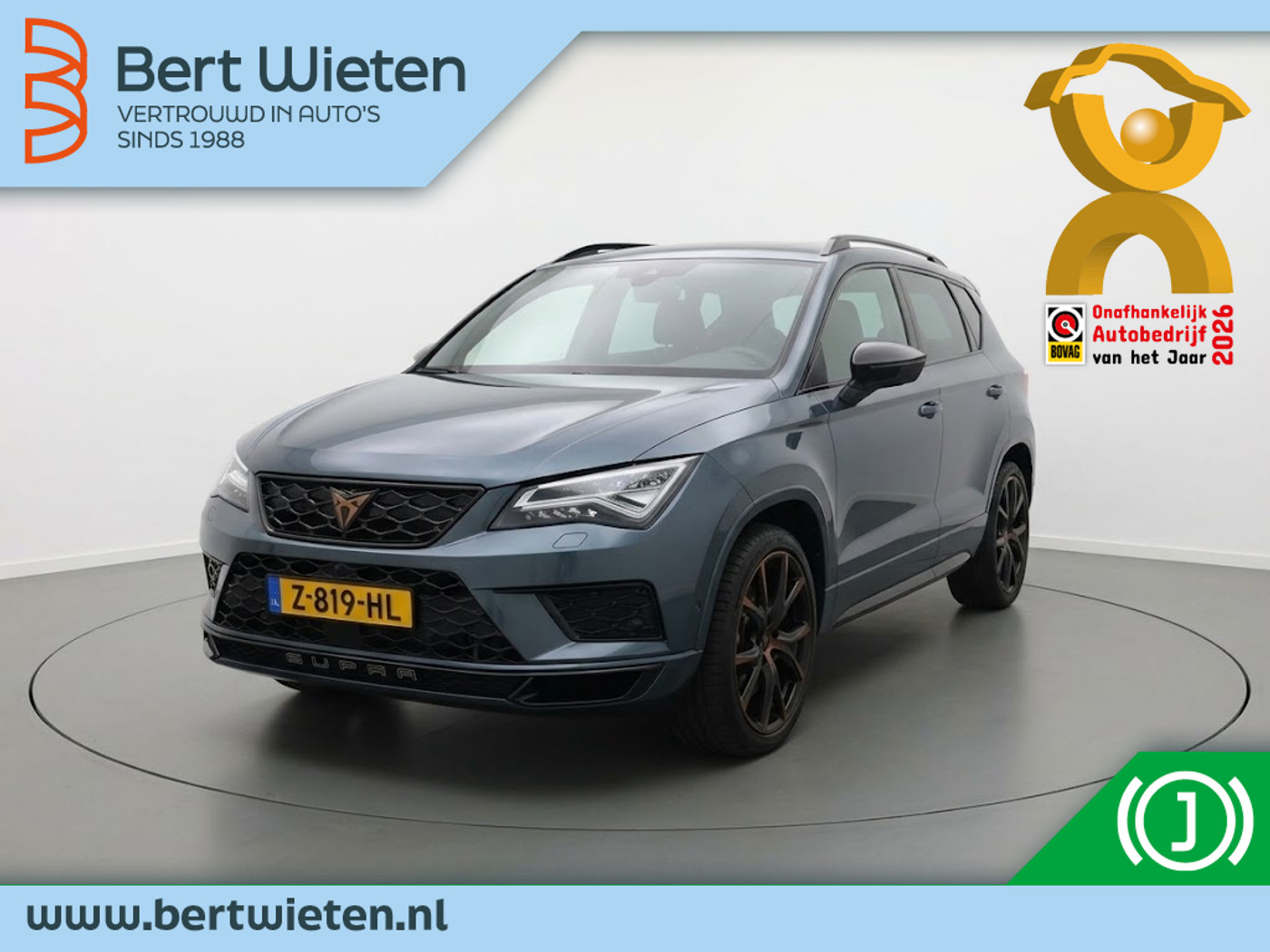 Cupra Ateca 2.0 TSI 4DRIVE 300PK|ACC|360° Camera|Pano|Beats 2018 - voorkant