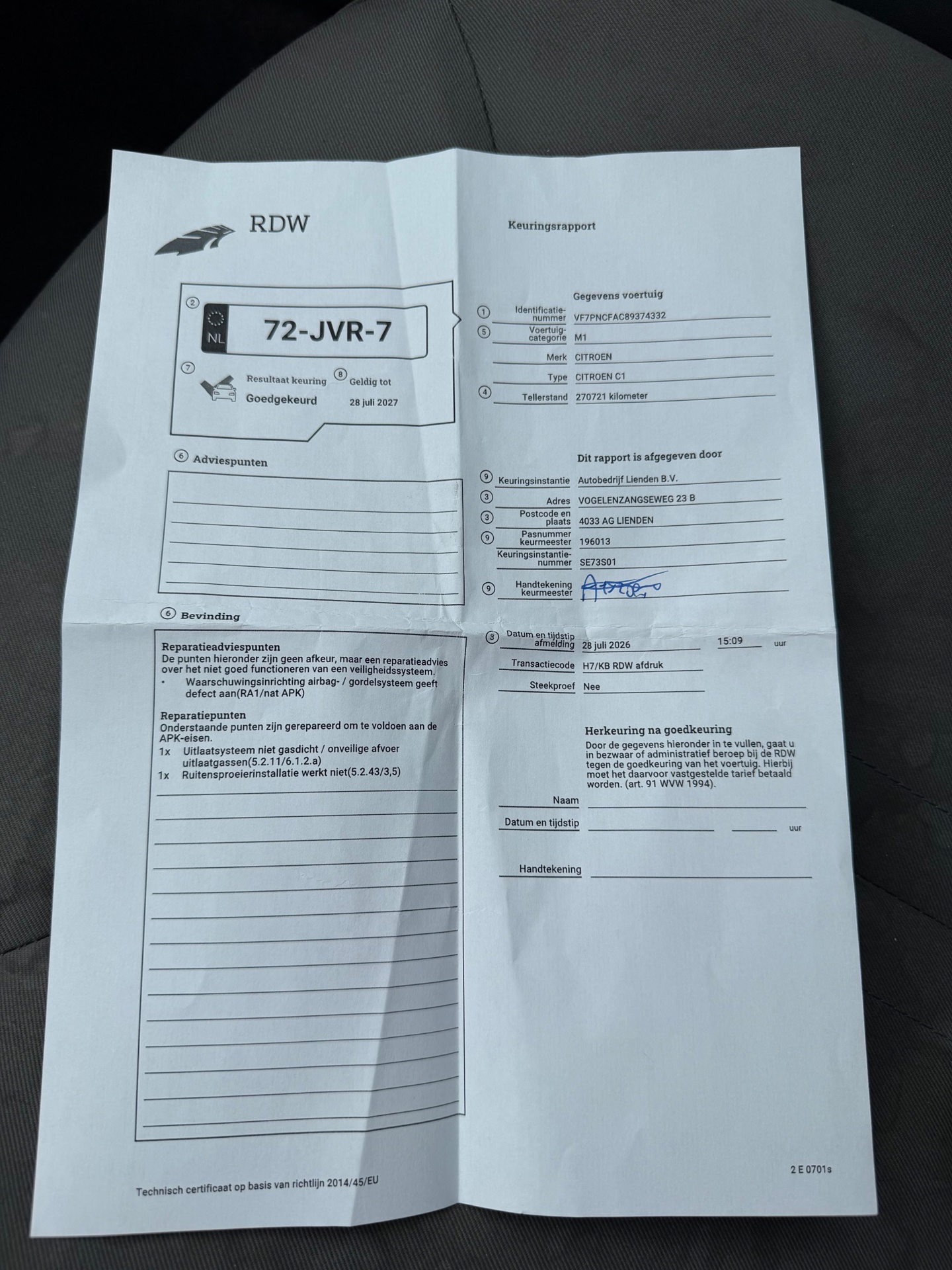 Foto van Citroen Citroen C1