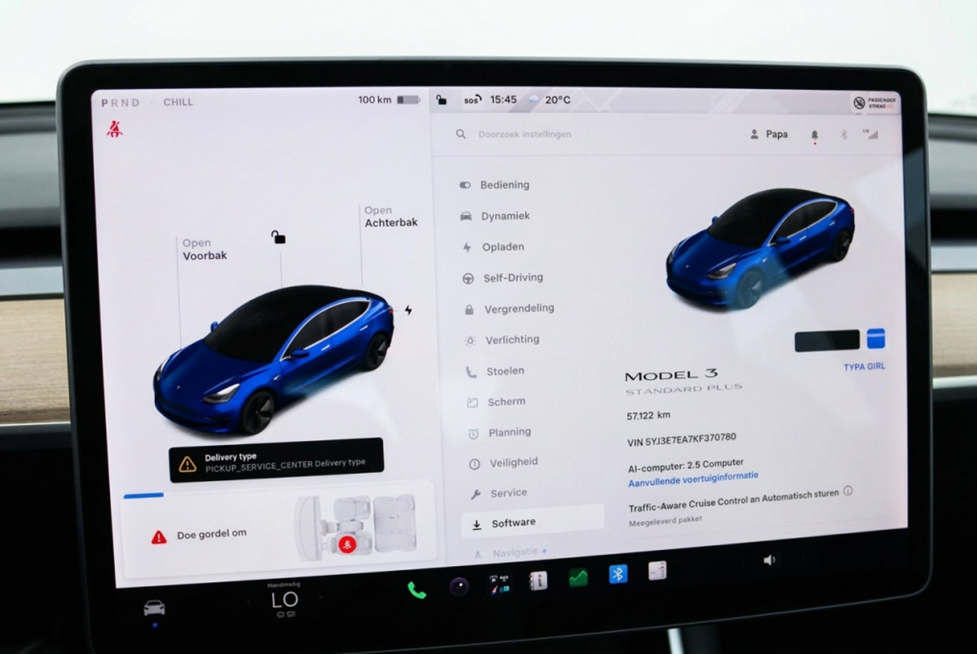 Foto van Tesla Model 3