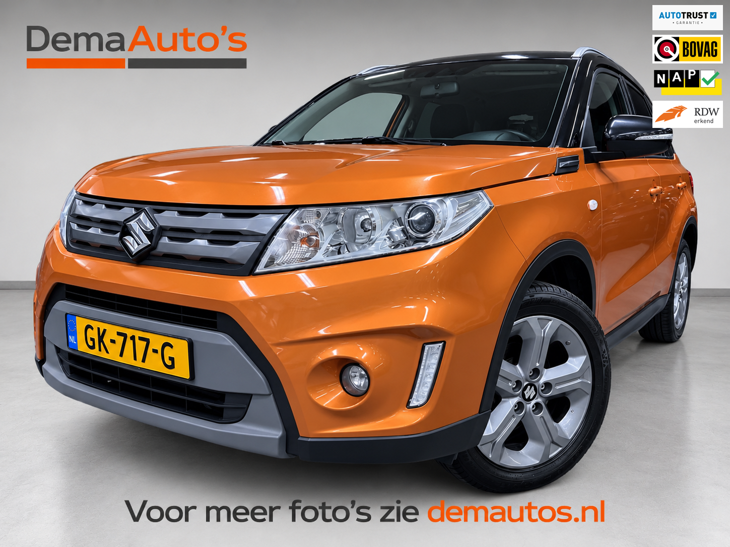 Suzuki Vitara 1.6 Comfort NAVIGATIE/CRUISE/MP3/CAMERA/TREKHAAK/// 2015 - voorkant