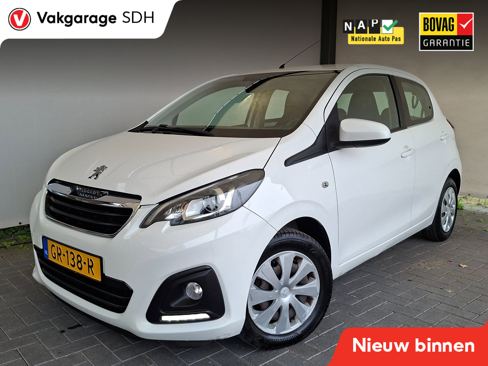 Peugeot 108 1.0 e-VTi Active|Airco|5-Deurs|NAP 2015 - voorkant