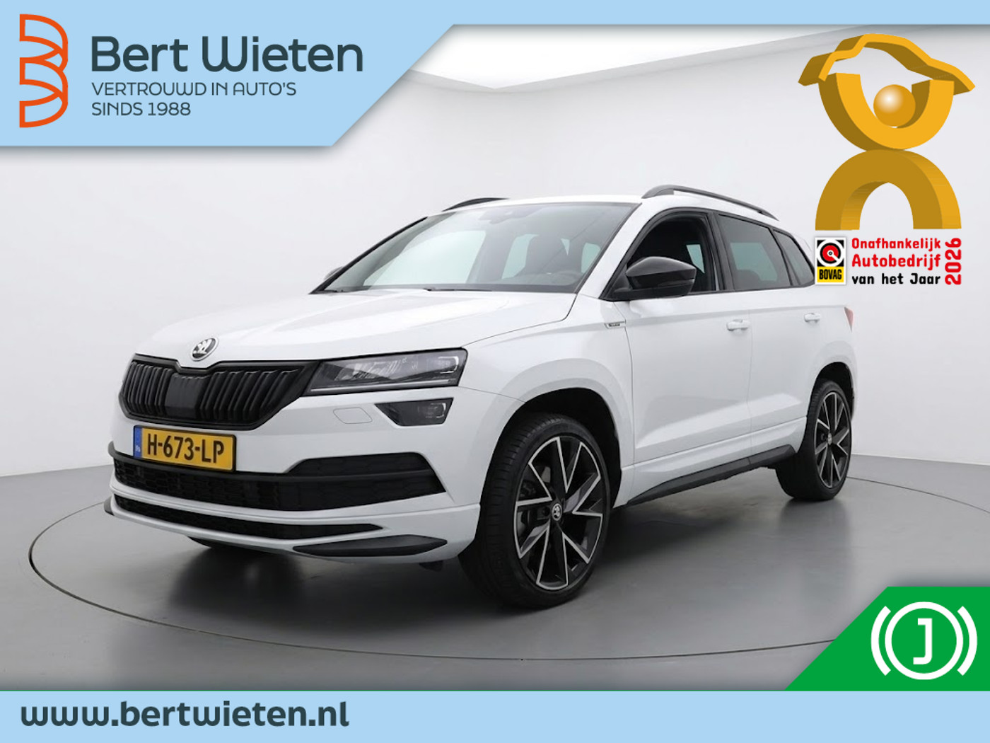 Skoda Karoq 1.5 TSI ACT Sportline Business | Geen import | Achteruitrijcamera 2020 - voorkant
