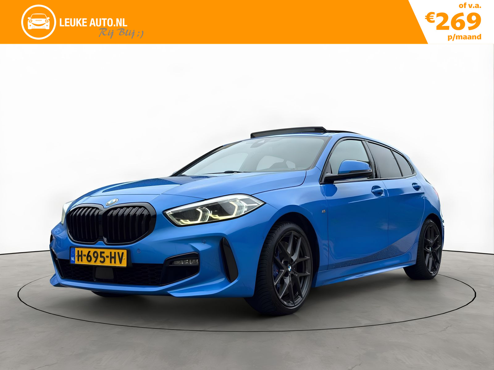 BMW 118i 118i 140PK Automaat M-Sport Shadow 2020 - voorkant